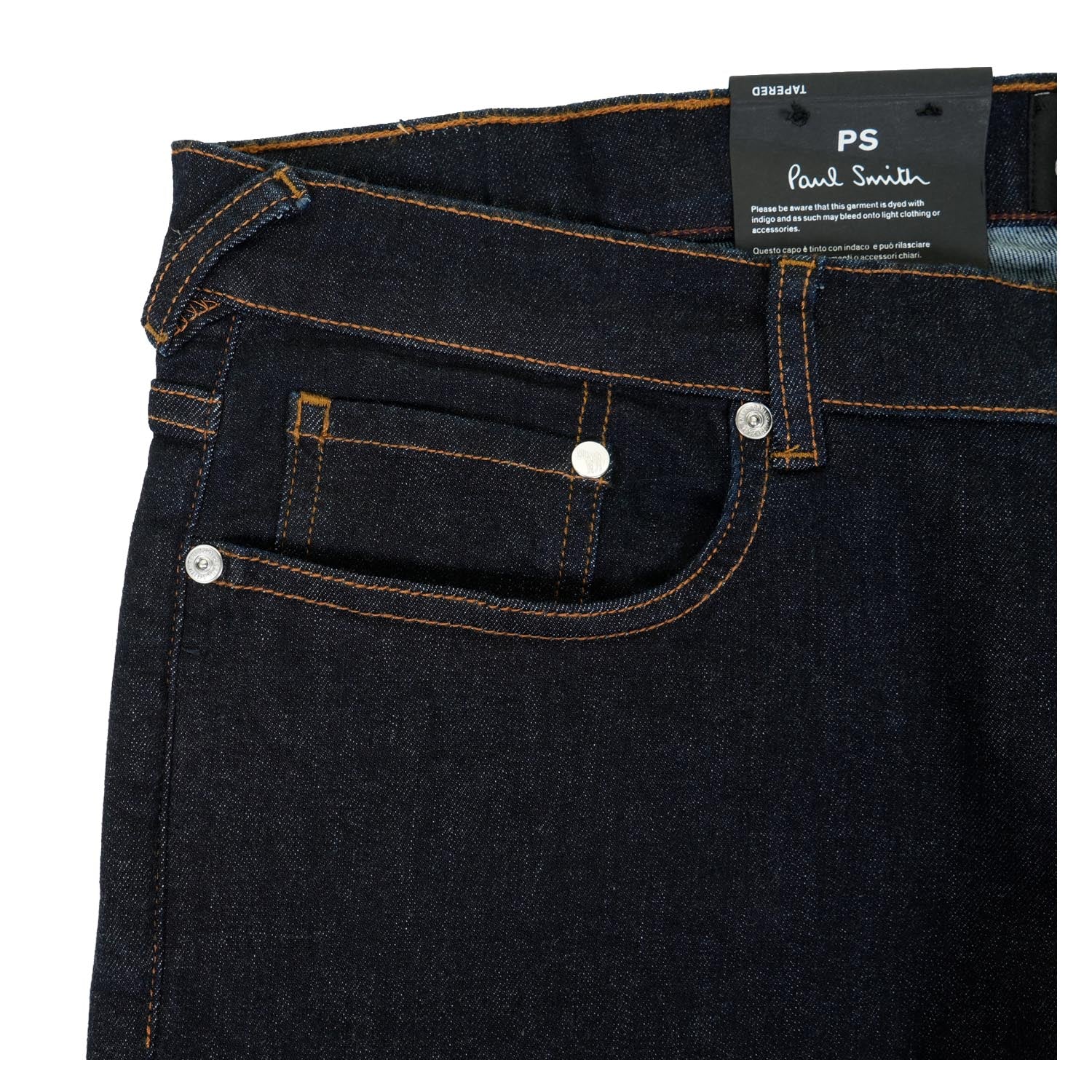 Tapered Jeans Dark Rinse Wash