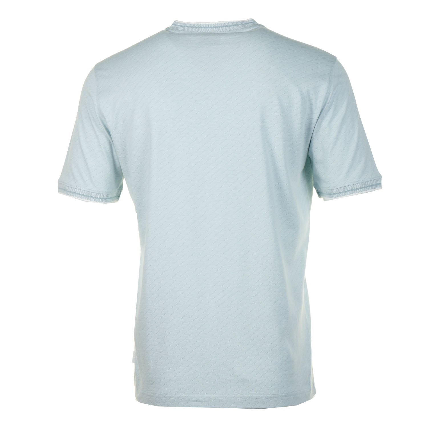Regular Fit Stitch Print T Shirt 40 Blue