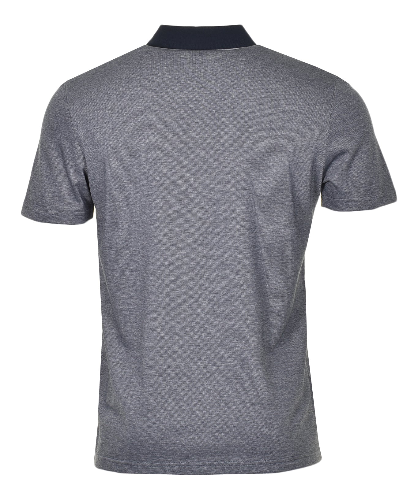 PeOxford Short Sleeve Polo Shirt Dark Blue