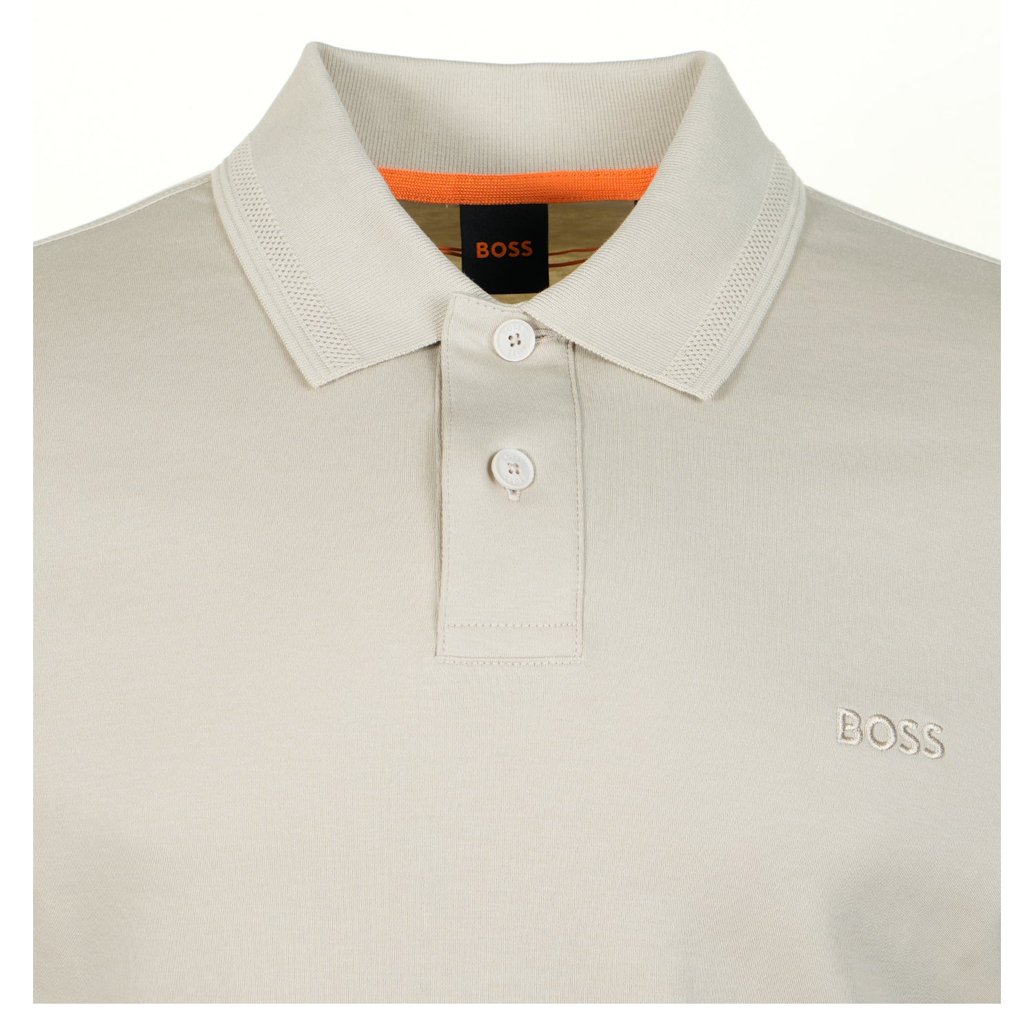 Pe Interlock Long Sleeve Polo Shirt 271 Light Beige