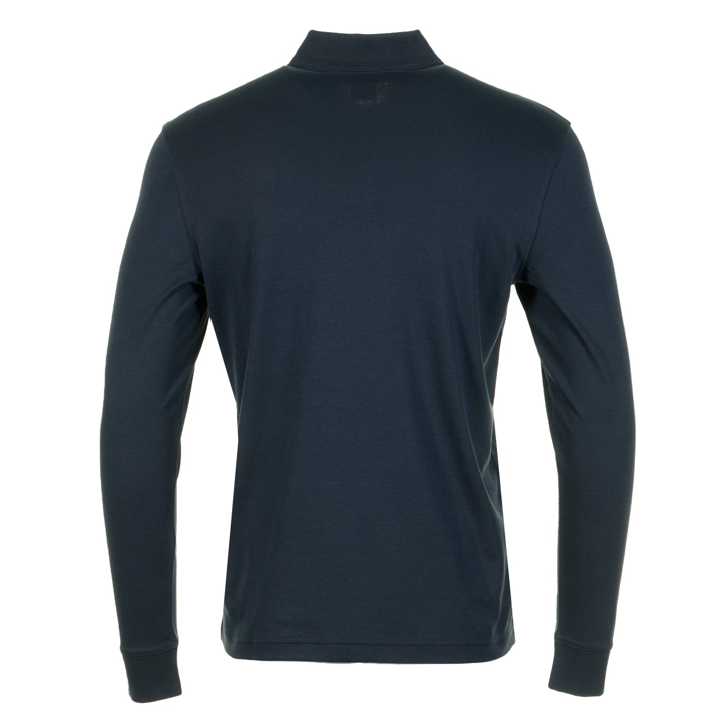 Pe Interlock Long Sleeve Polo Shirt Dark Blue