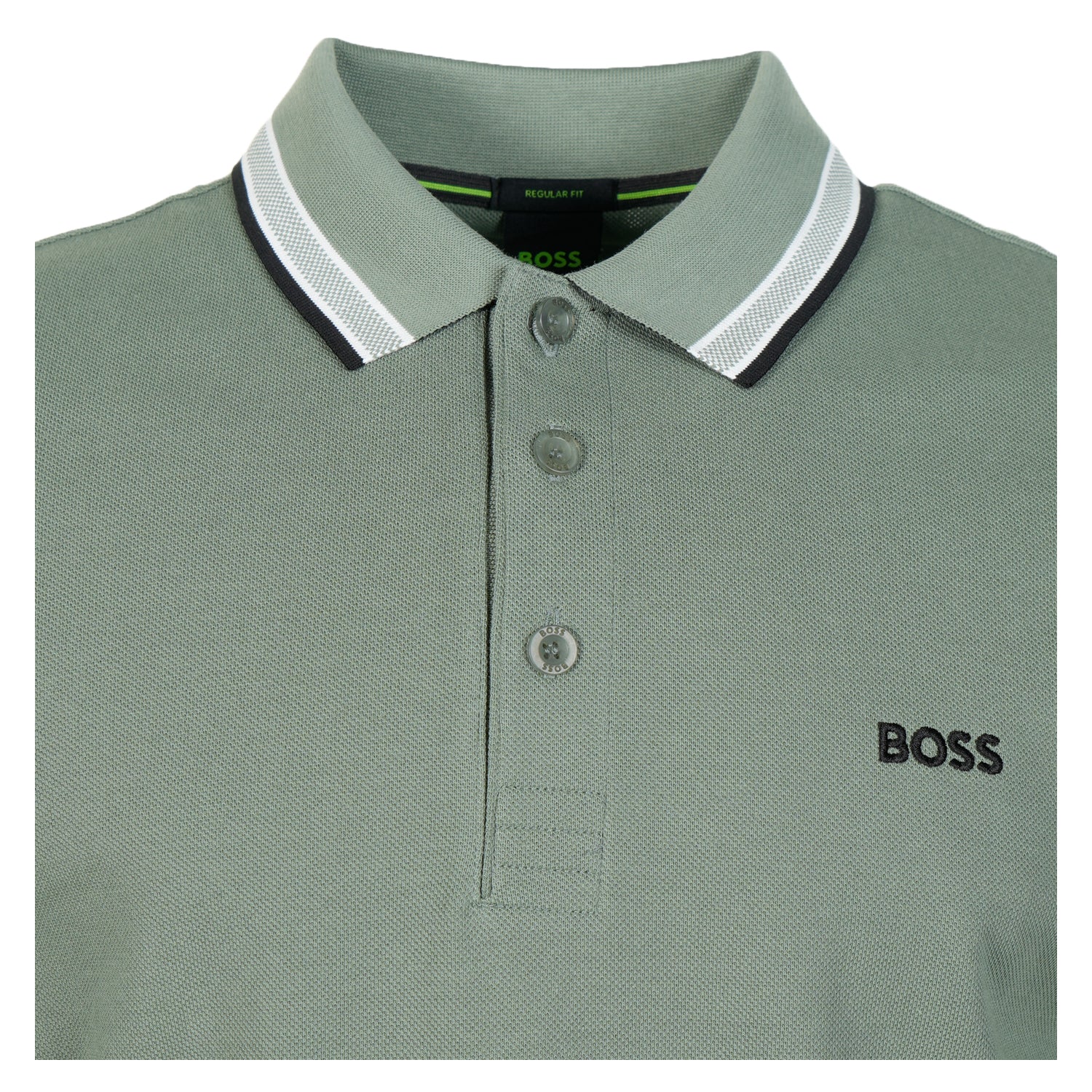 Plisy Long Sleeve Polo Shirt 359 Open Green