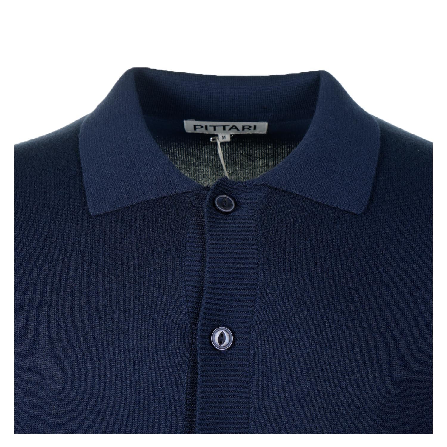 SS Otto Knitted Shirt Navy