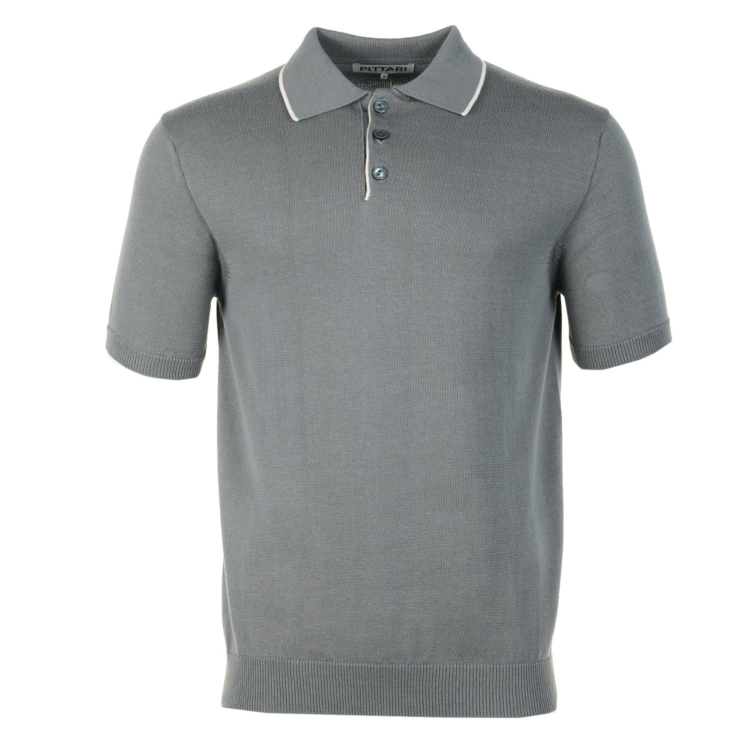 SS Knitted Polo Shirt Tipping Balena