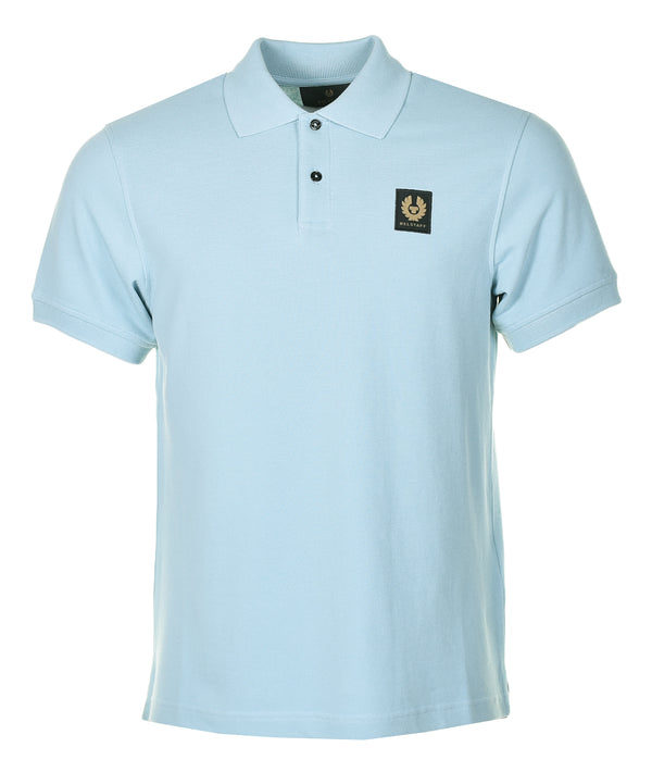 Short Sleeve Polo Shirt Skyline Blue