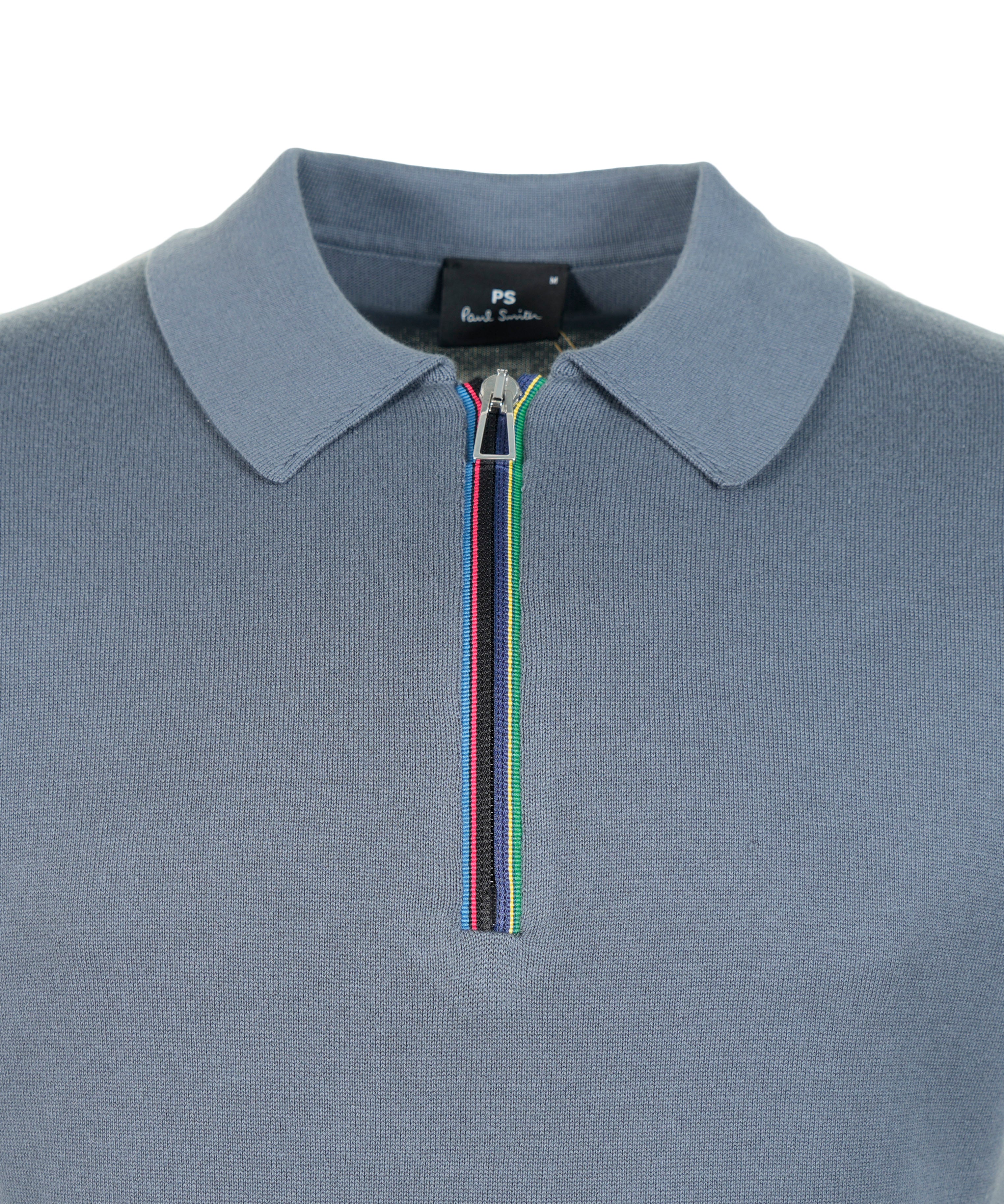 Sport Stripe Short Sleeve Polo Shirt 75 Anthracite