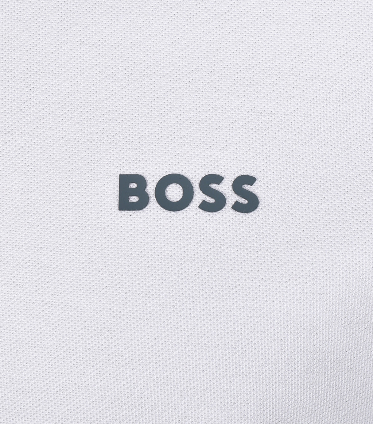 PeGlitch Knit Short Sleeve Polo Shirt White
