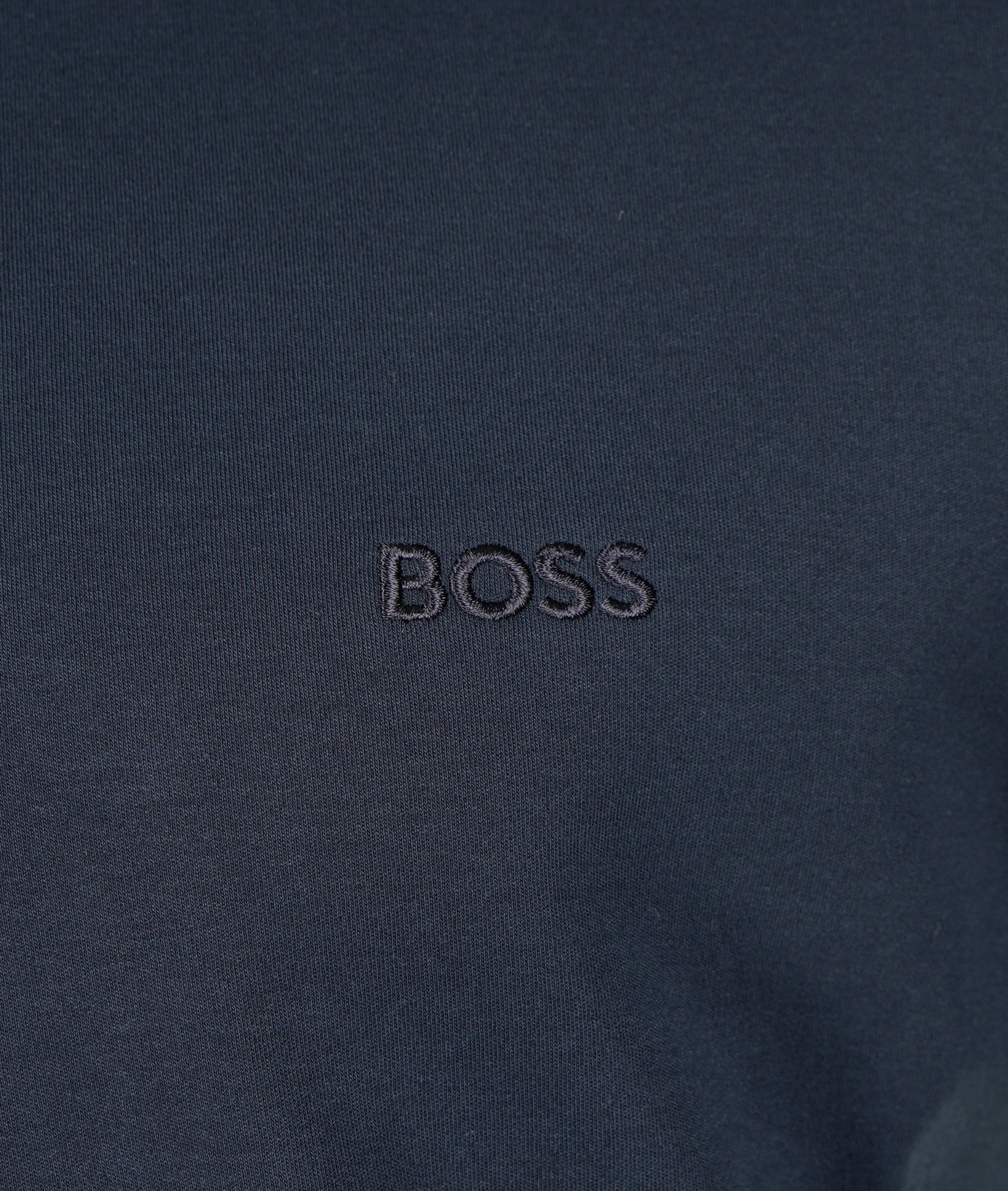 Pe Interlock Short Sleeve Polo Shirt Dark Blue