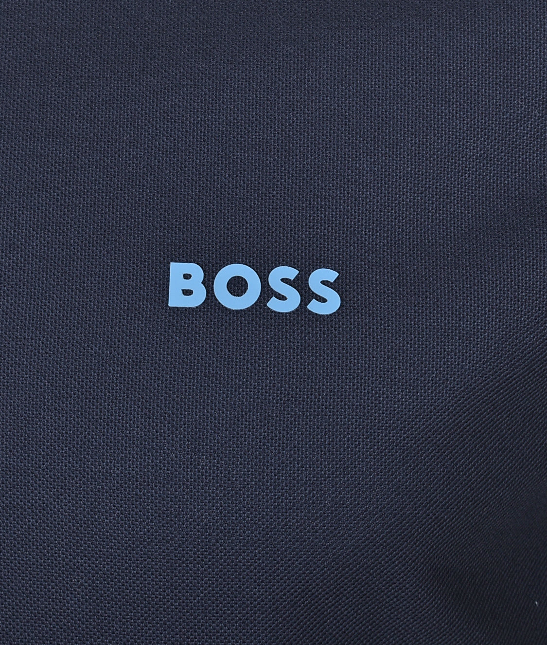 PeGlitch Knit Short Sleeve Polo Shirt Dark Blue