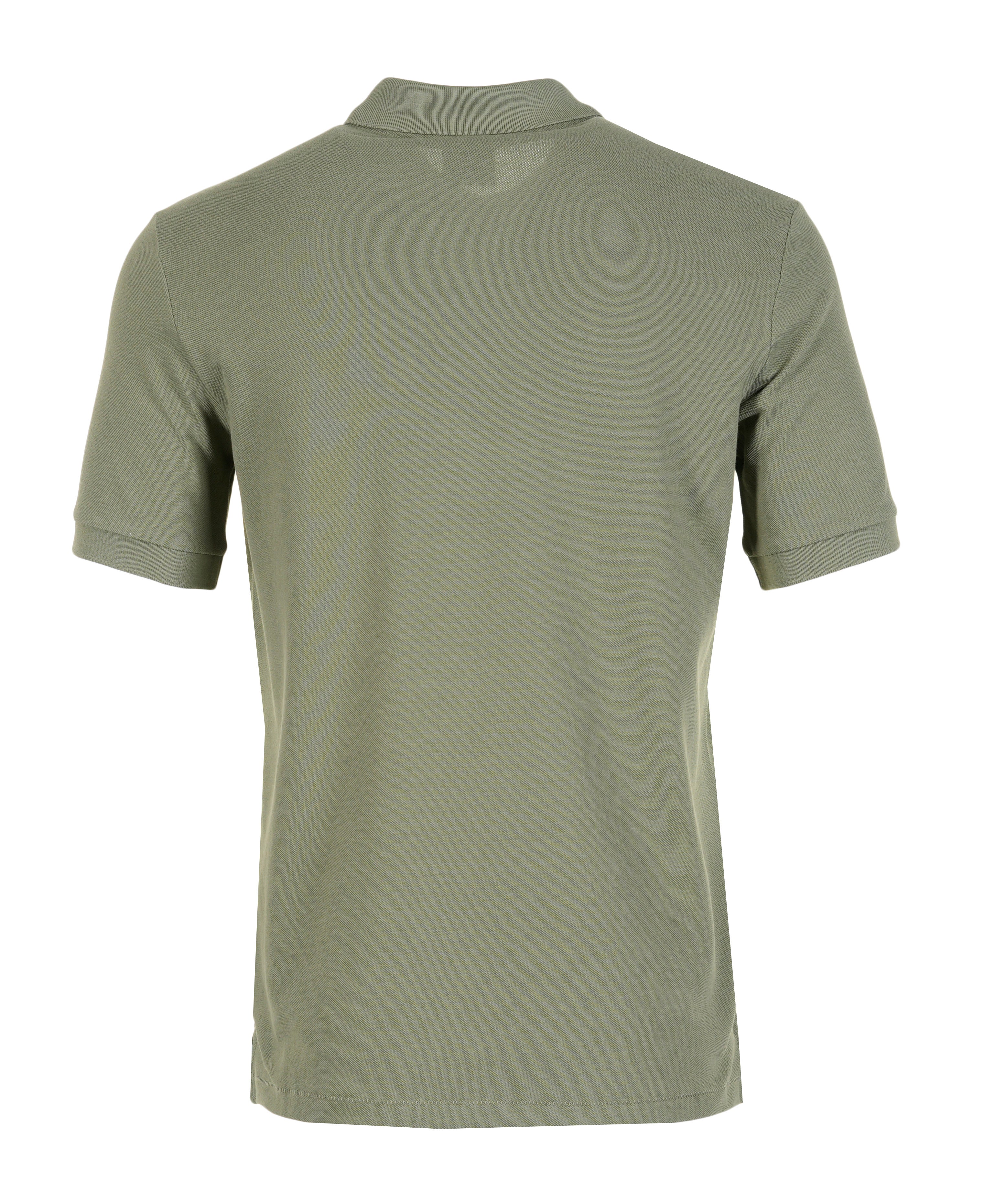 Regular Fit Short Sleeve Zebra Polo Shirt Green