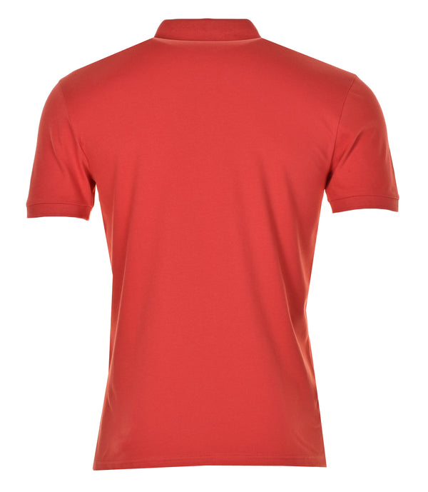 Passenger Short Sleeve Polo Shirt Bright Red