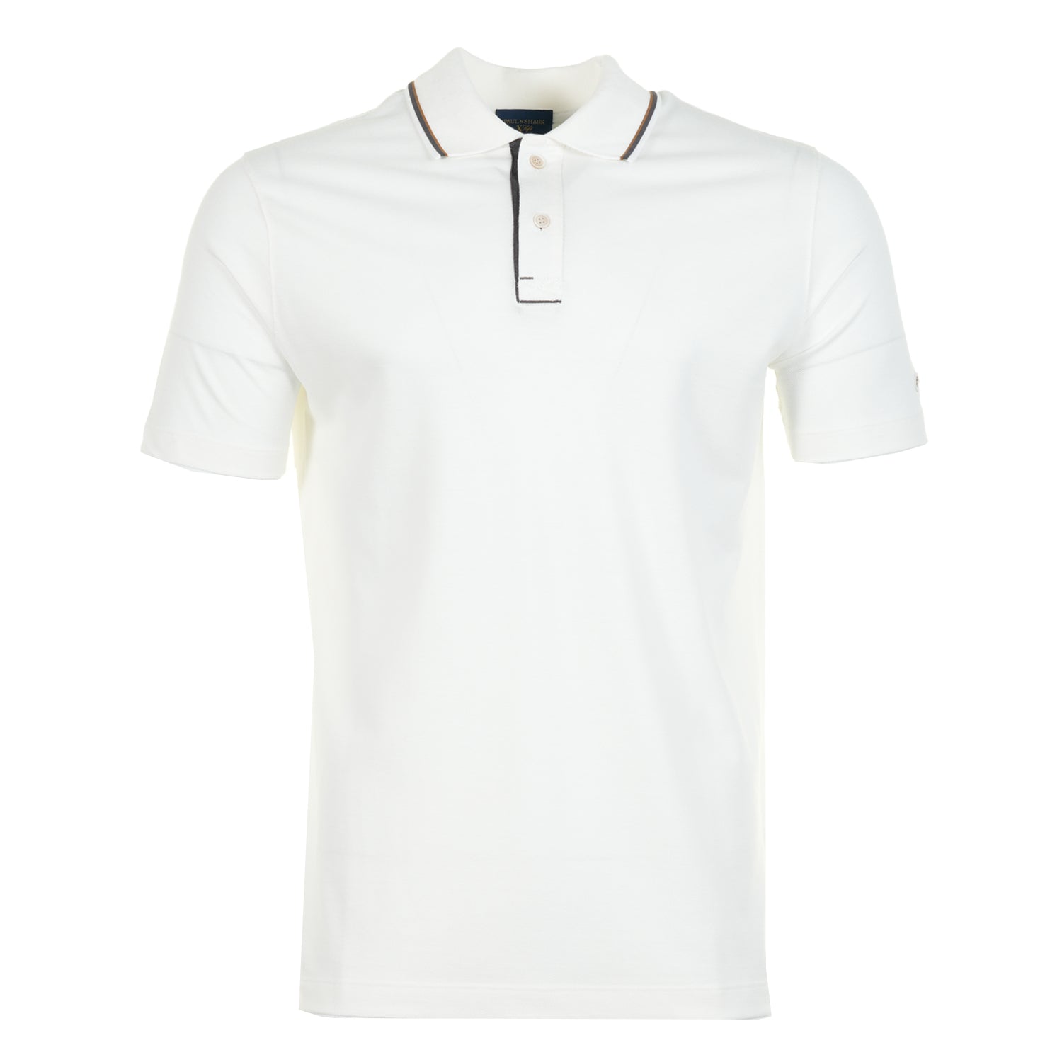 Short Sleeve XSoft Tipped Polo Shirt White