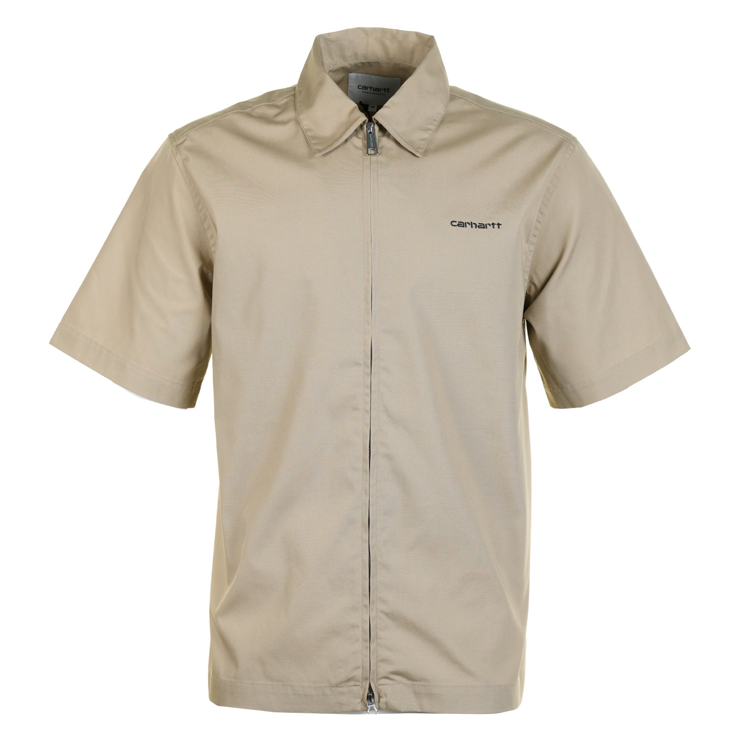 Short Sleeve Postal Zip Shirt Iroko