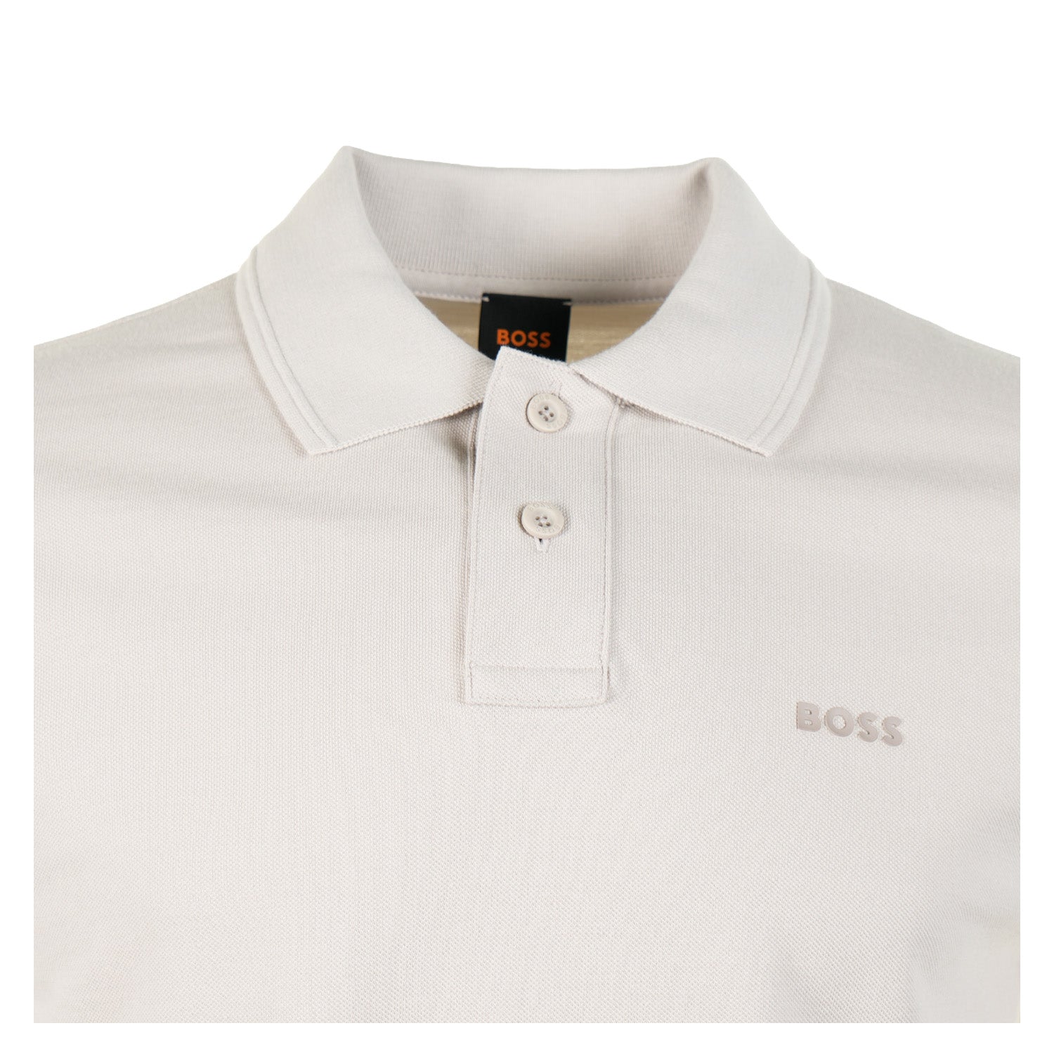 Prime Short Sleeve Polo Shirt 070 Open Grey