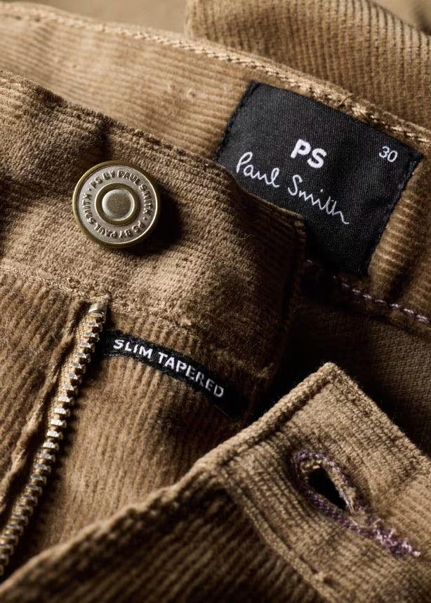 Slim Tapered Fit Cords Hazelnut