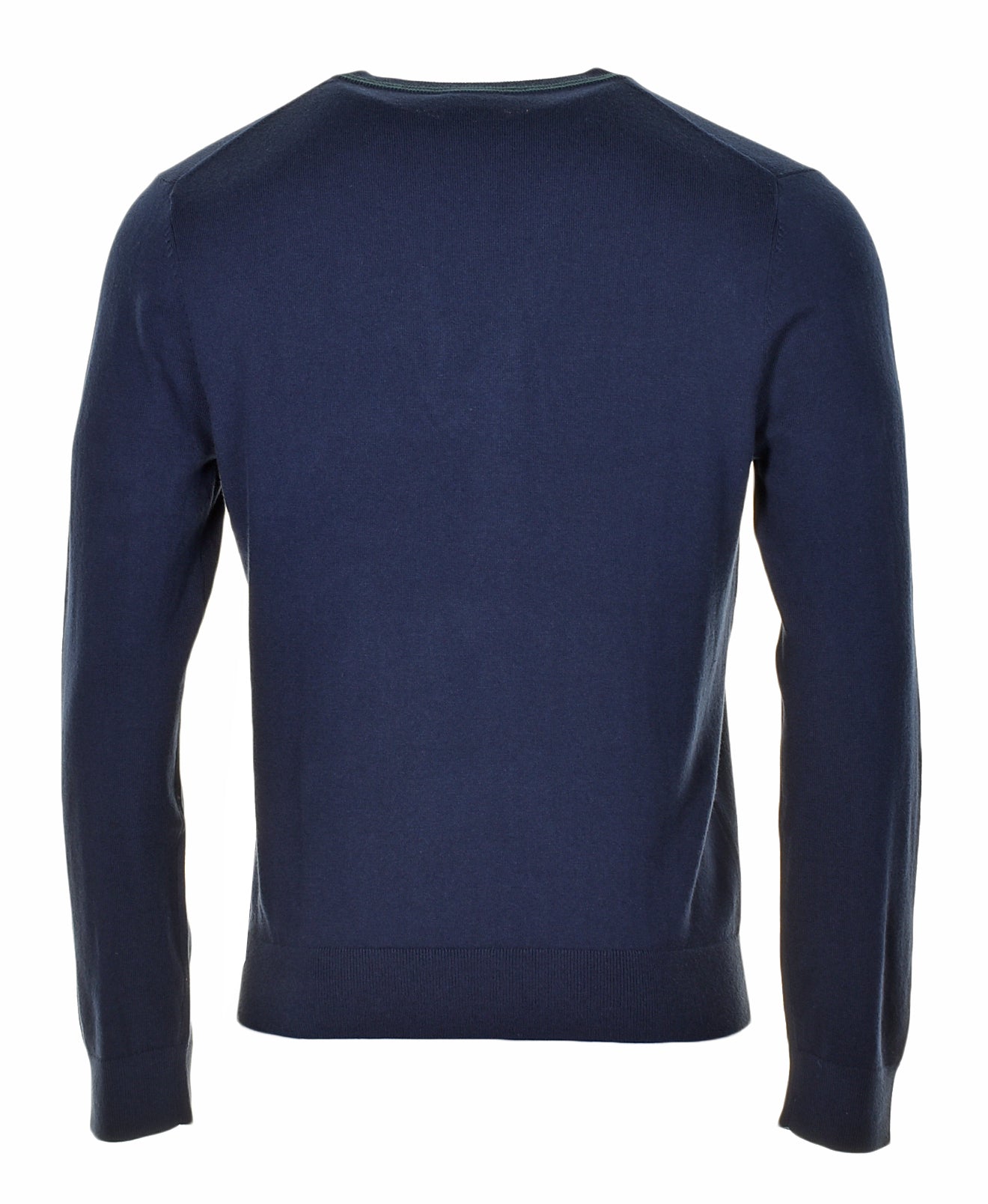 Knitted Zebra Crew Jumper Dark Blue