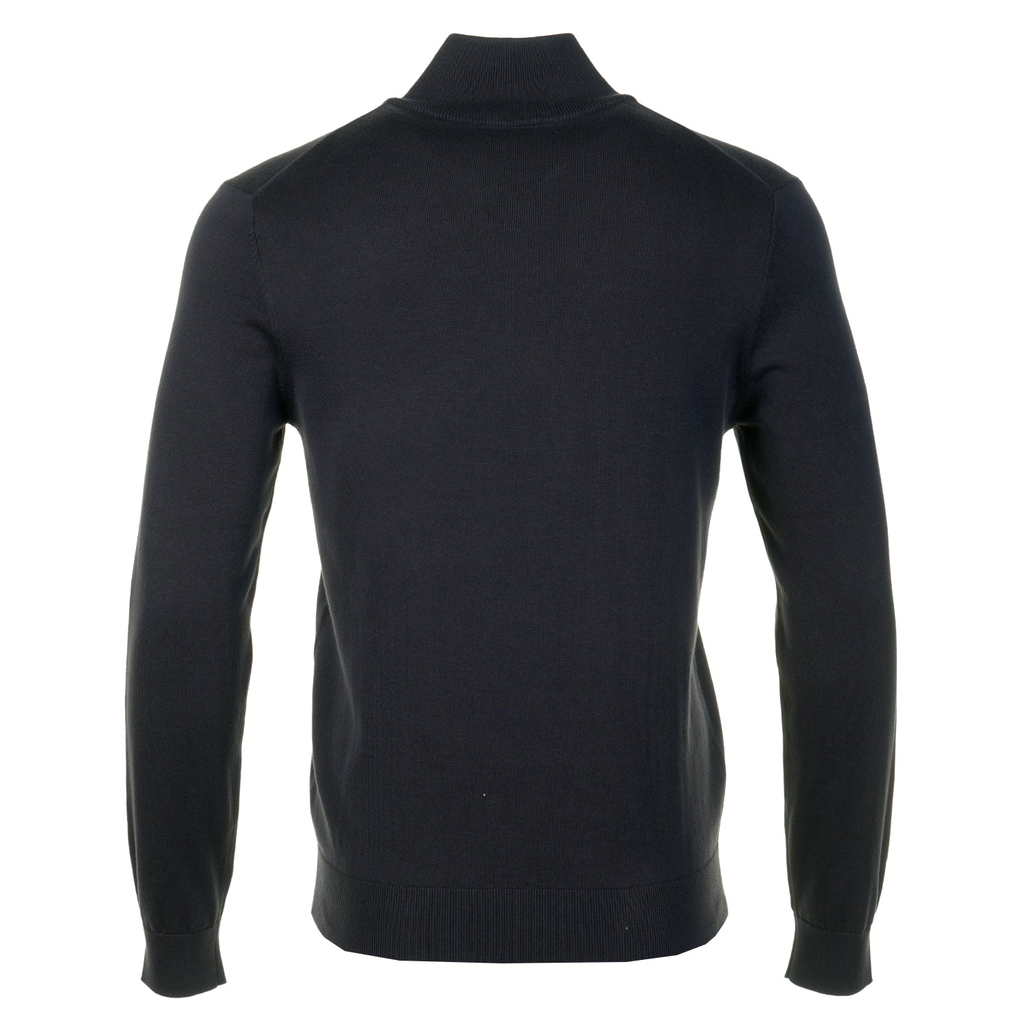 Knitted Zebra Quarter Zip Jumper Very Dark Navy