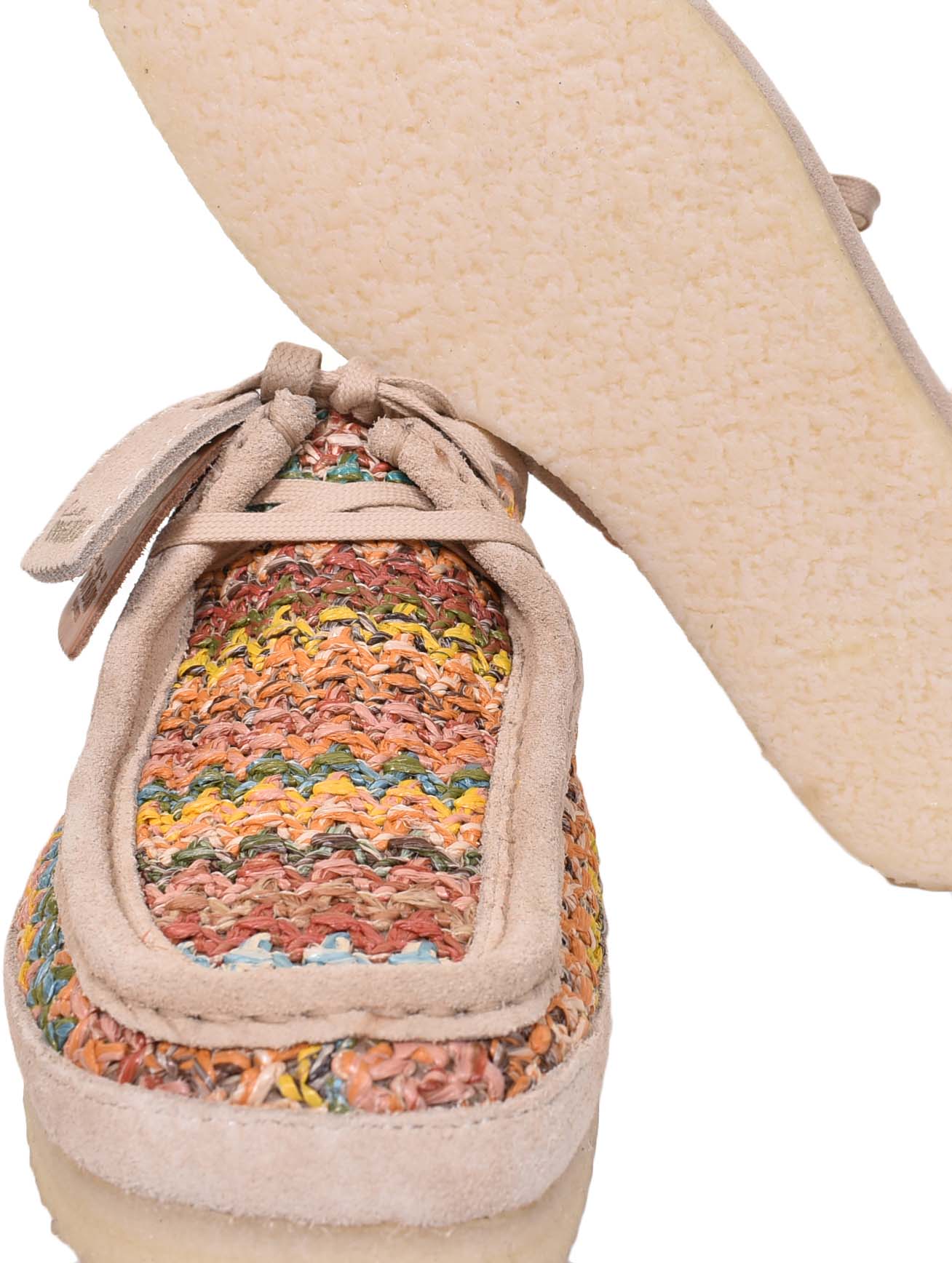 Wallabee Shoe Multi Raffia