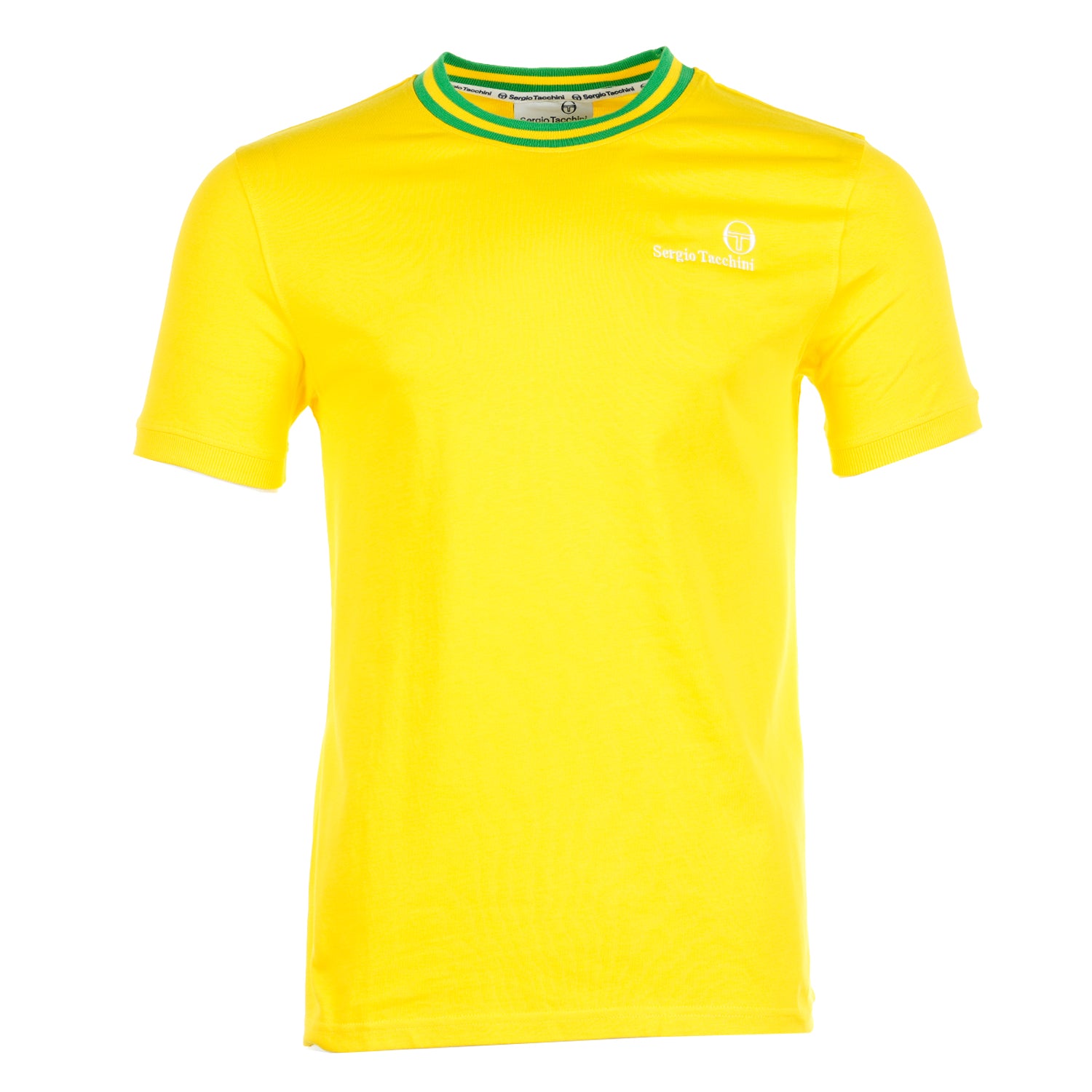 Rainer FC T Shirt Cyber Yellow Fern Green