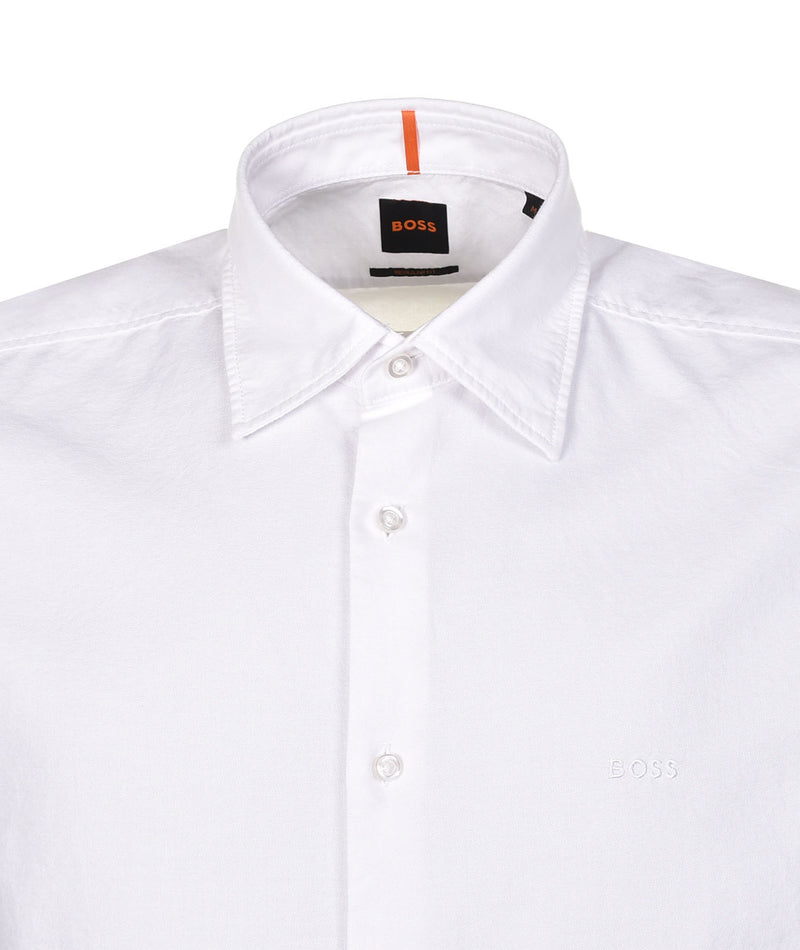 Rash Short Sleeve Oxford Shirt White