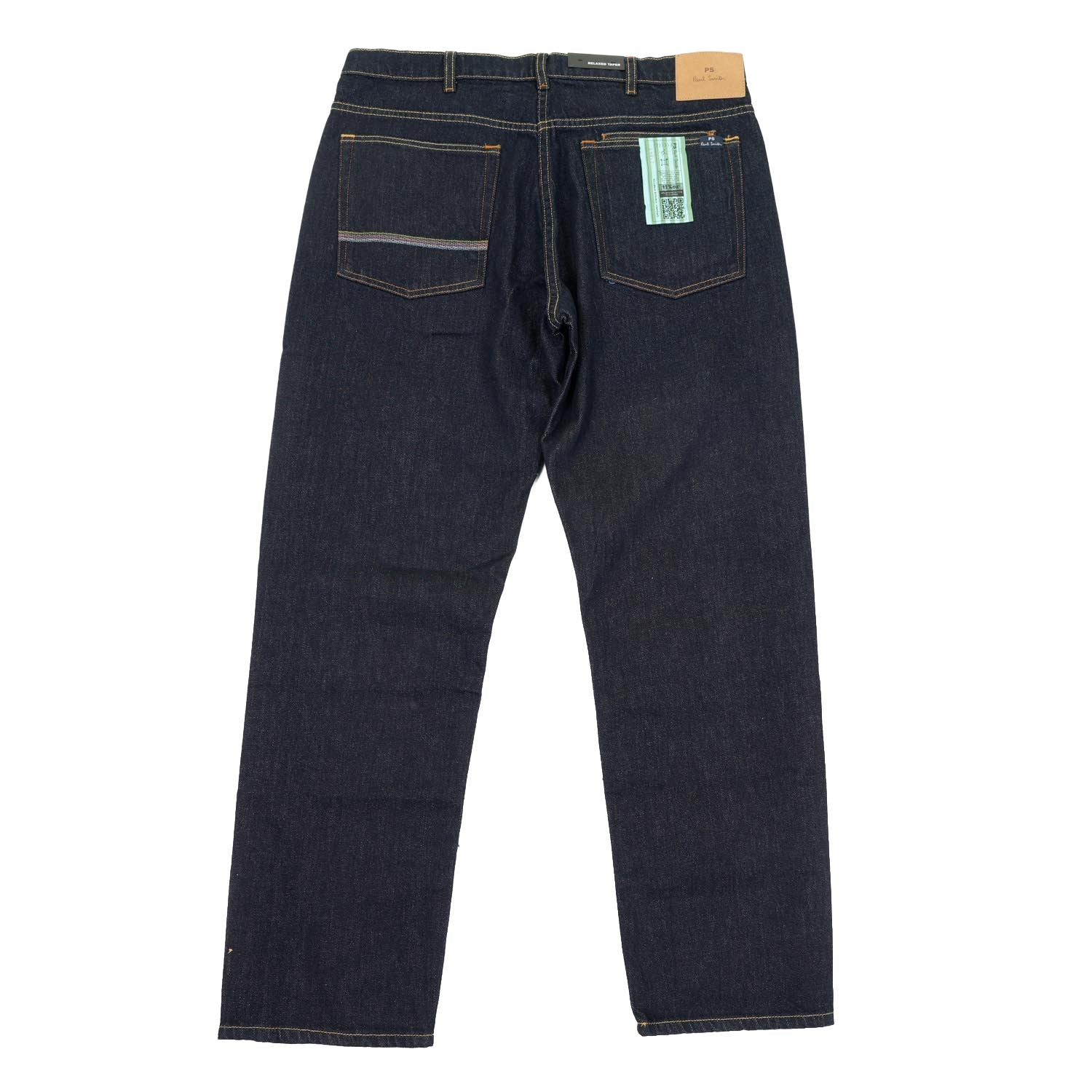 Relaxed Tapered Jeans Dark Rinse Wash