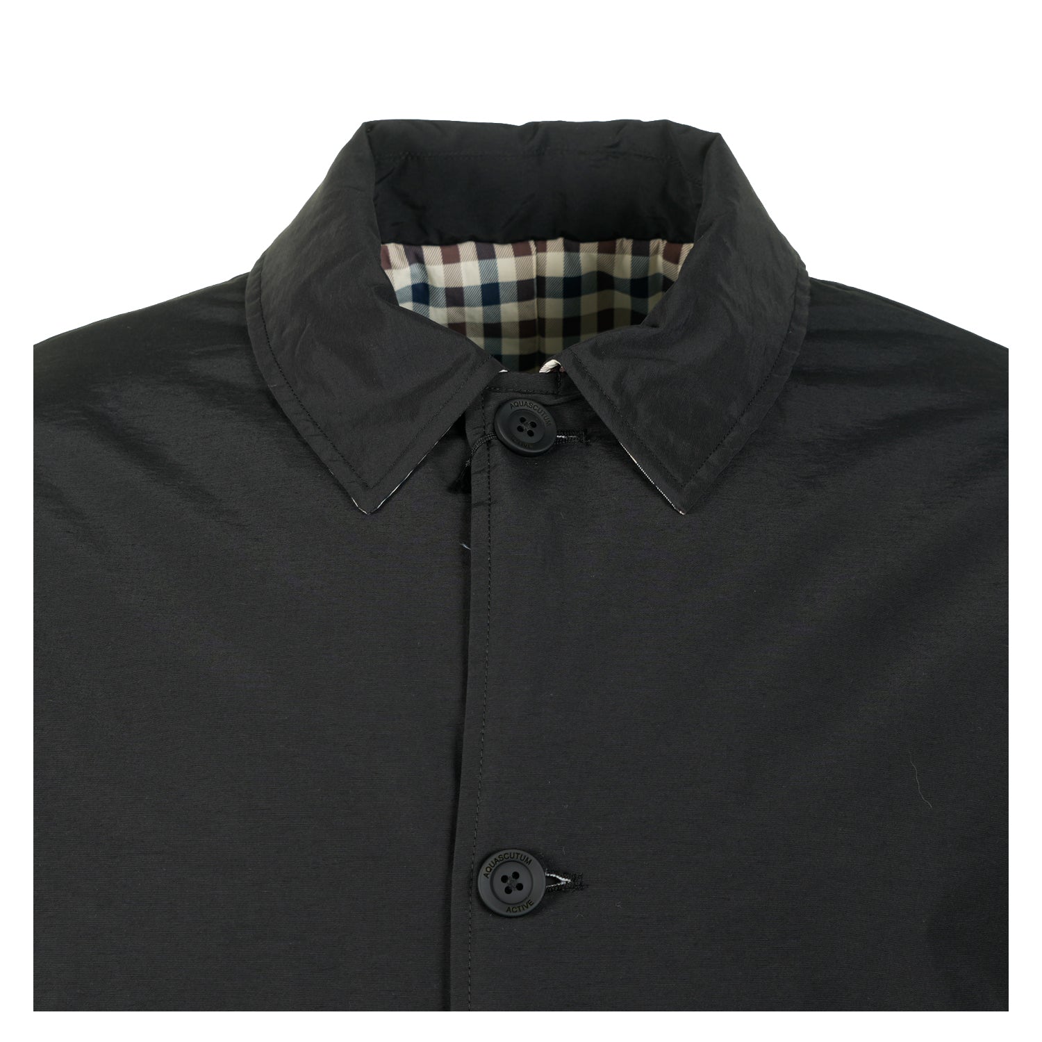 Reversible Trench Coat Black