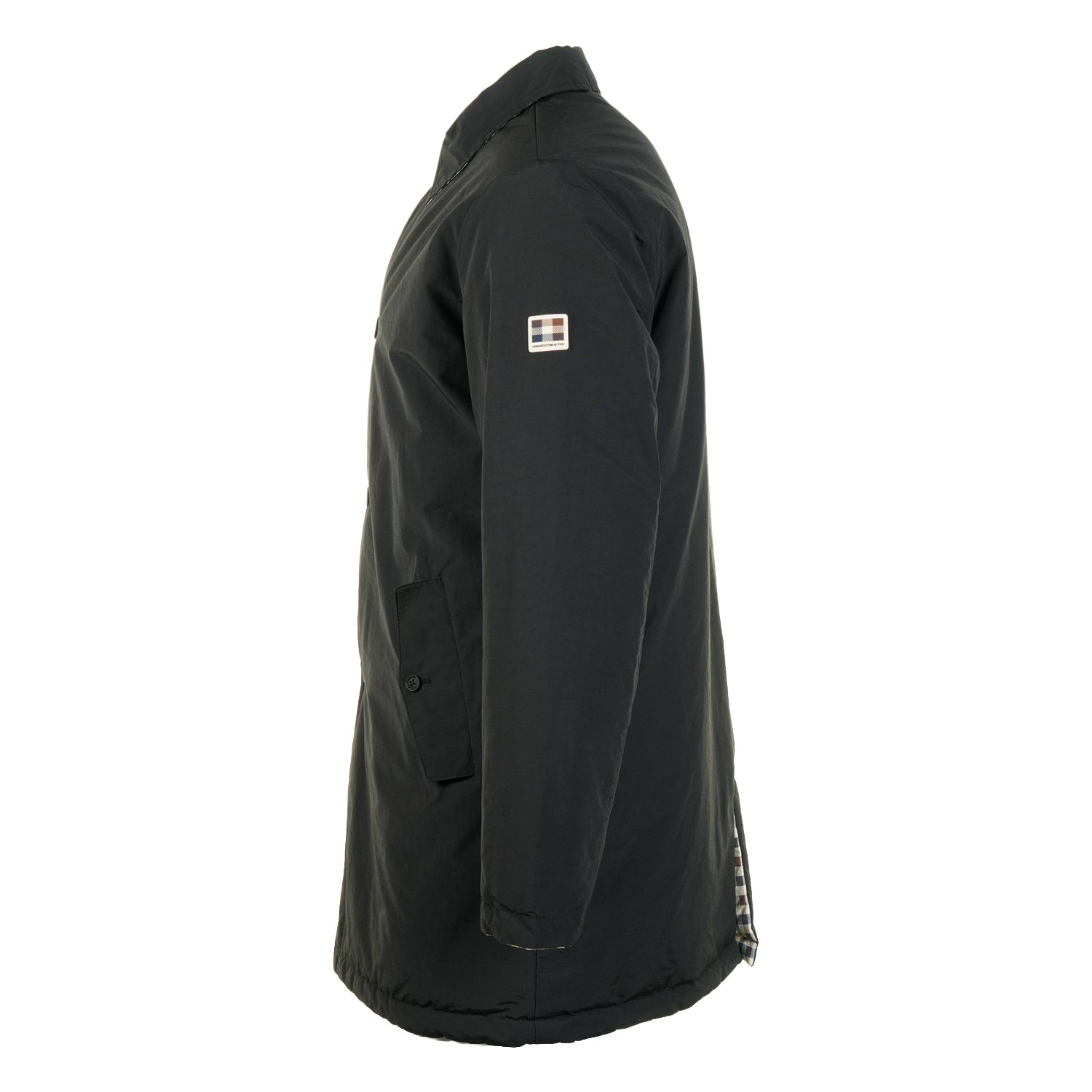 Reversible Trench Coat Black