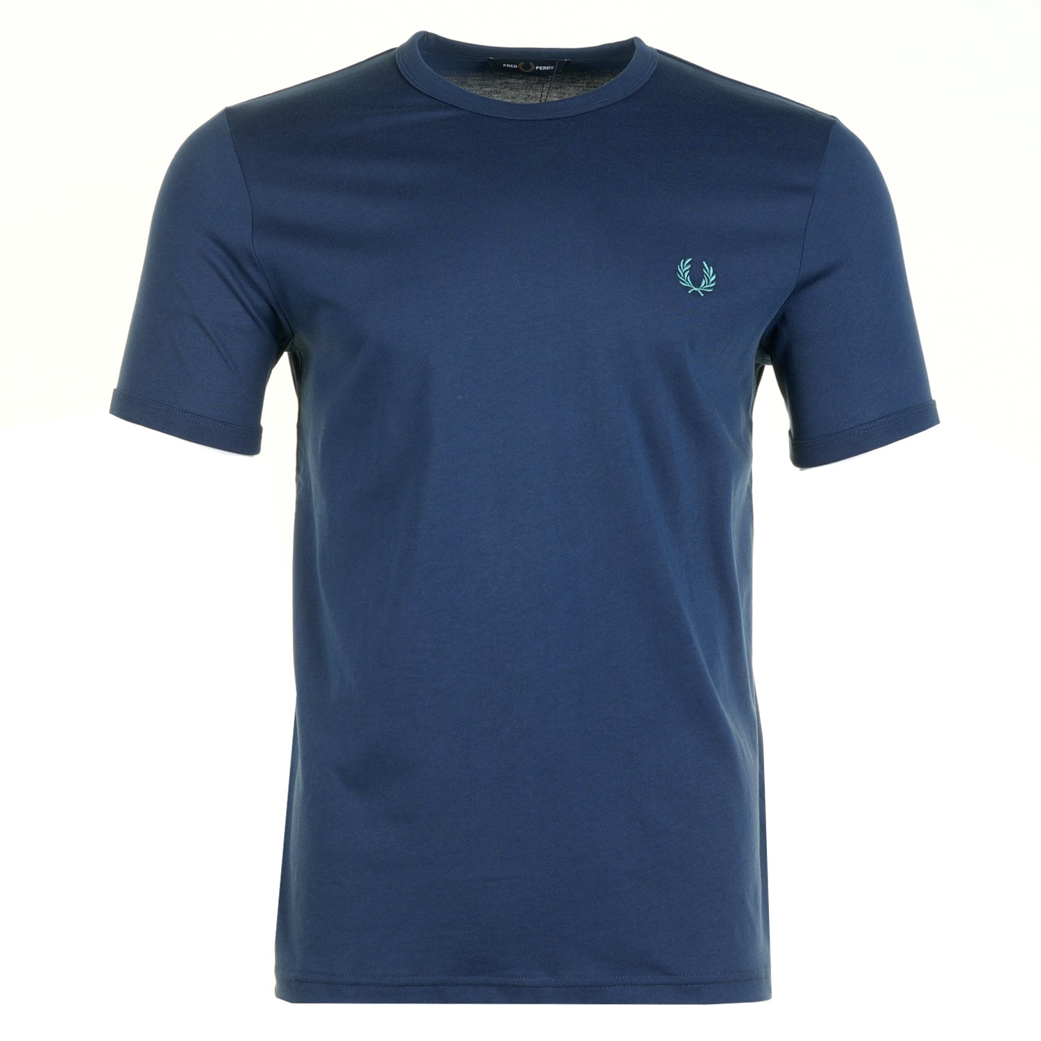 Ringer T Shirt Tennis Blue