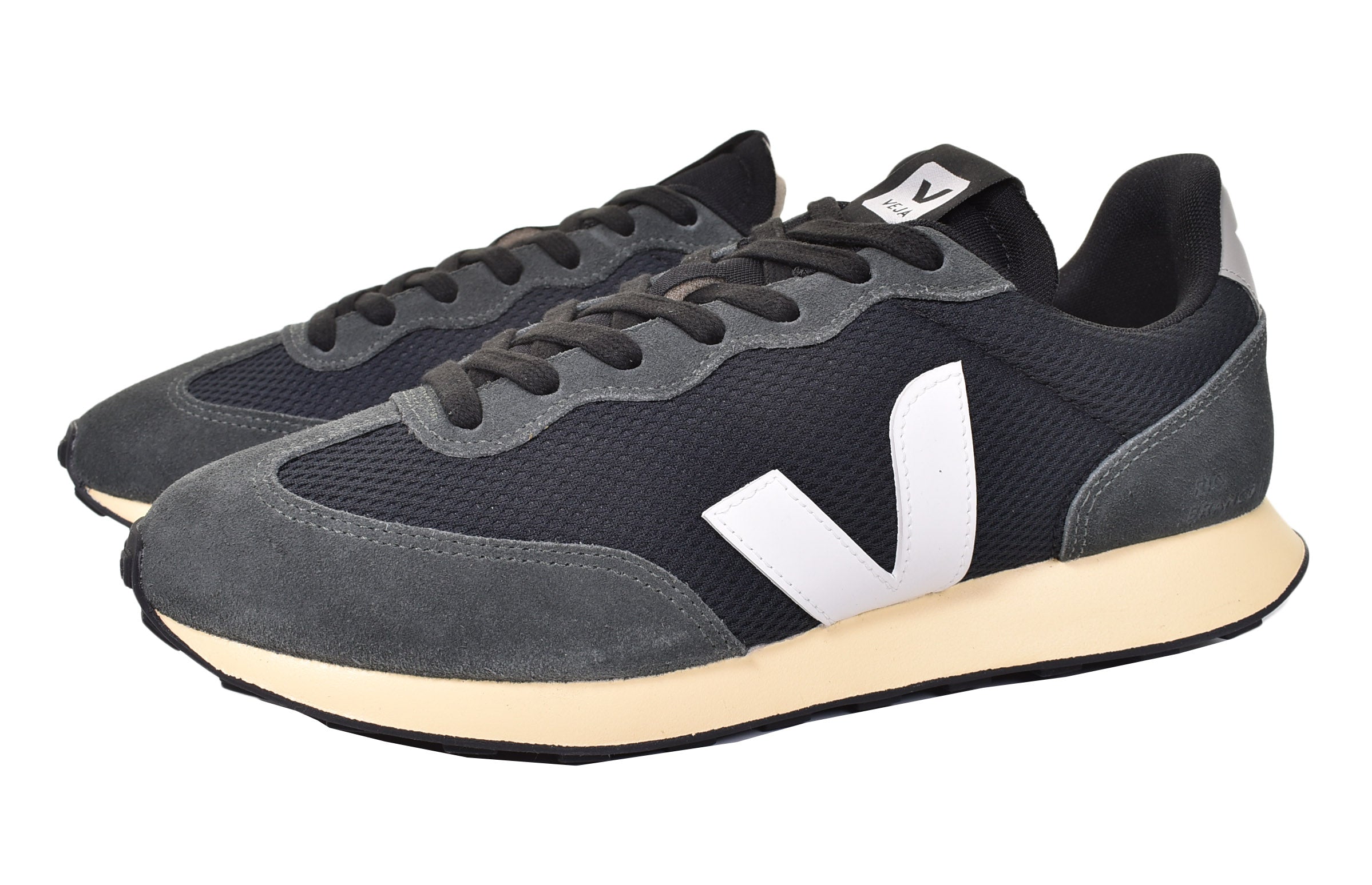 Rio Branco Alveo Mesh Trainers Black White