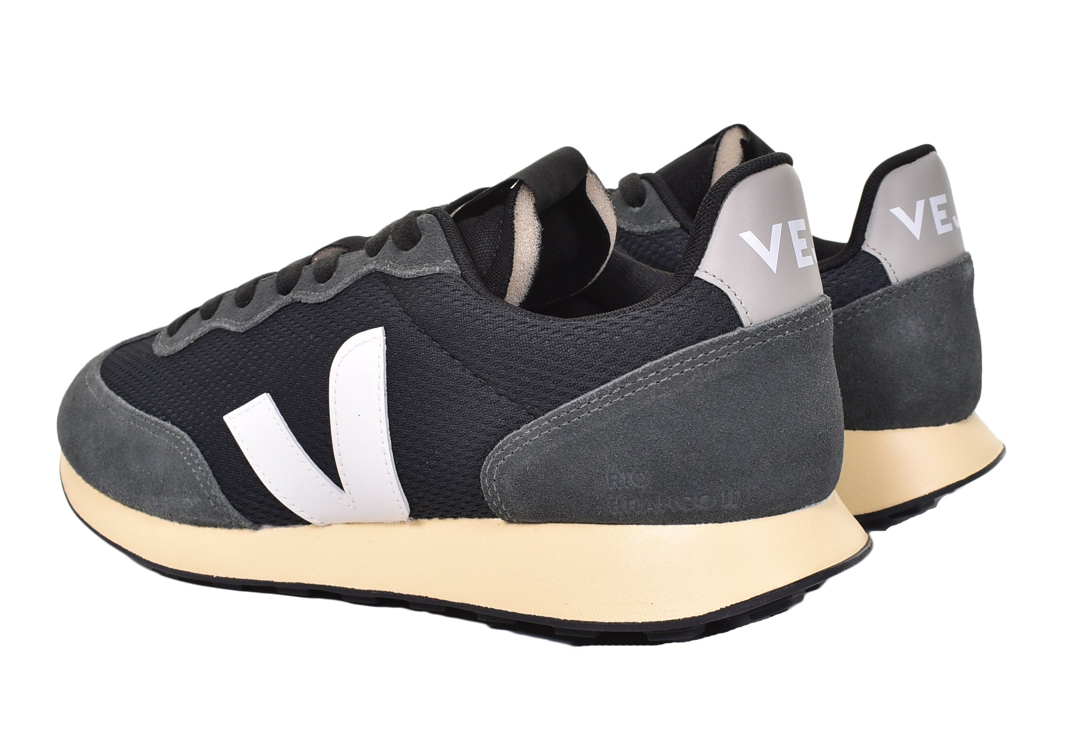 Rio Branco Alveo Mesh Trainers Black White