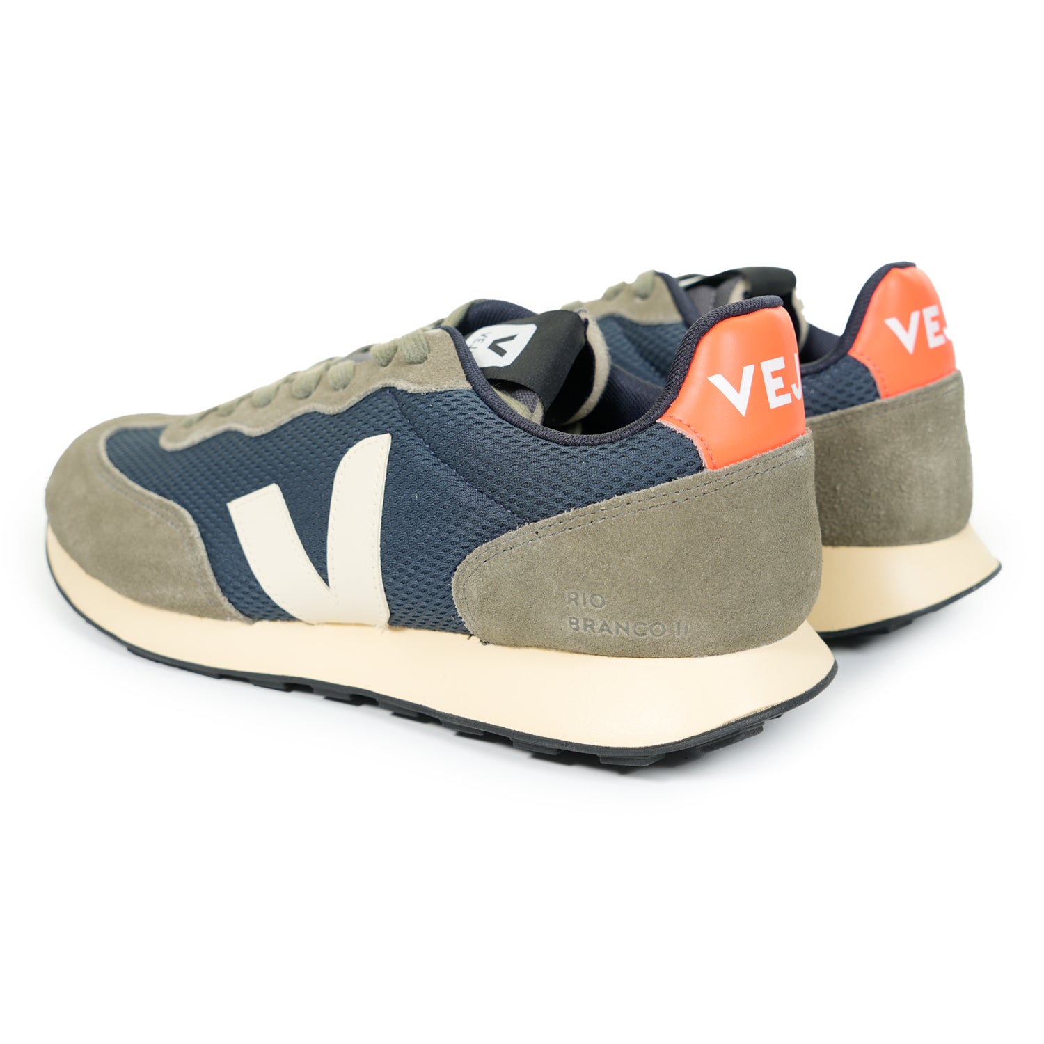 Rio Branco Alveo Mesh Trainers Nautico Pierre Orange
