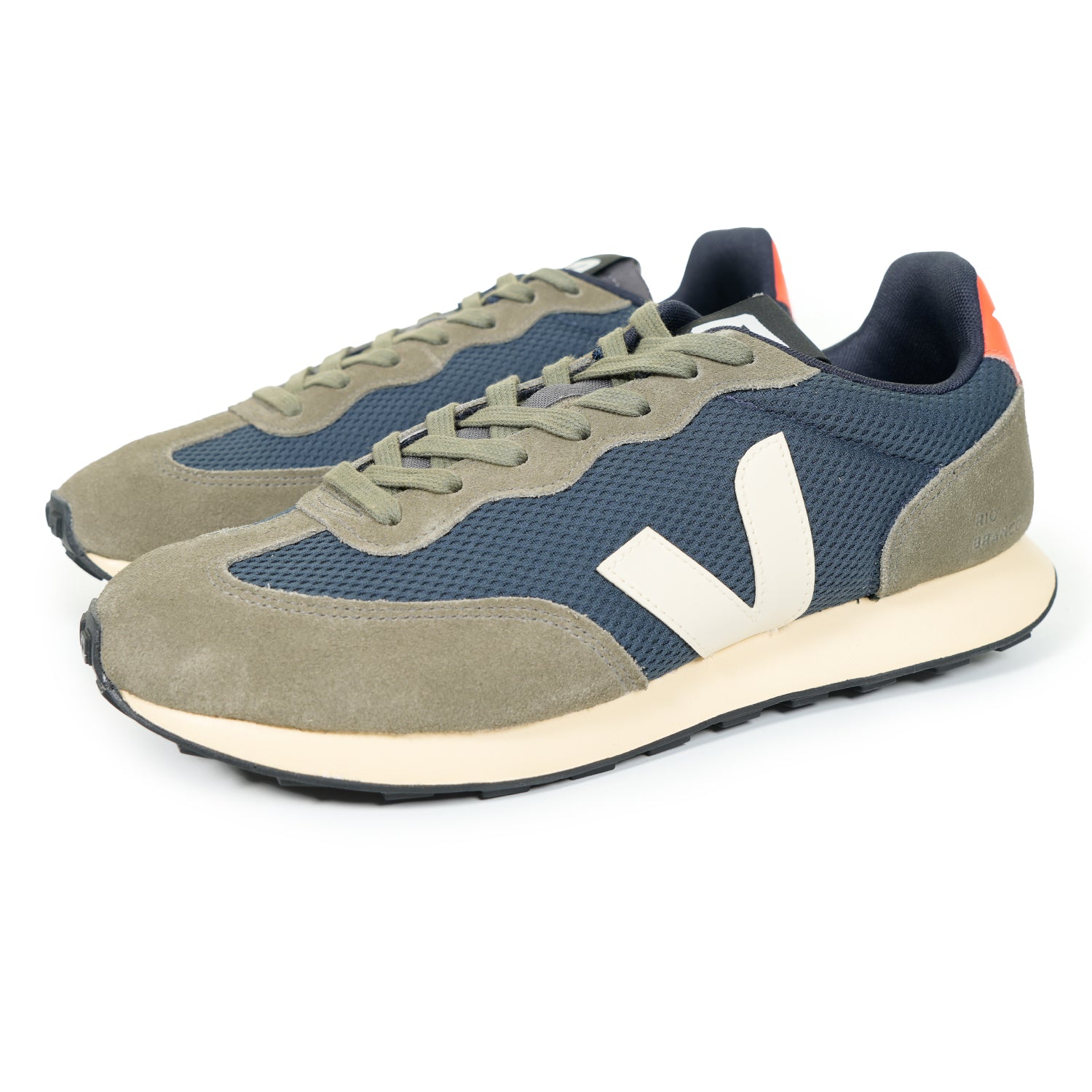 Rio Branco Alveo Mesh Trainers Nautico Pierre Orange