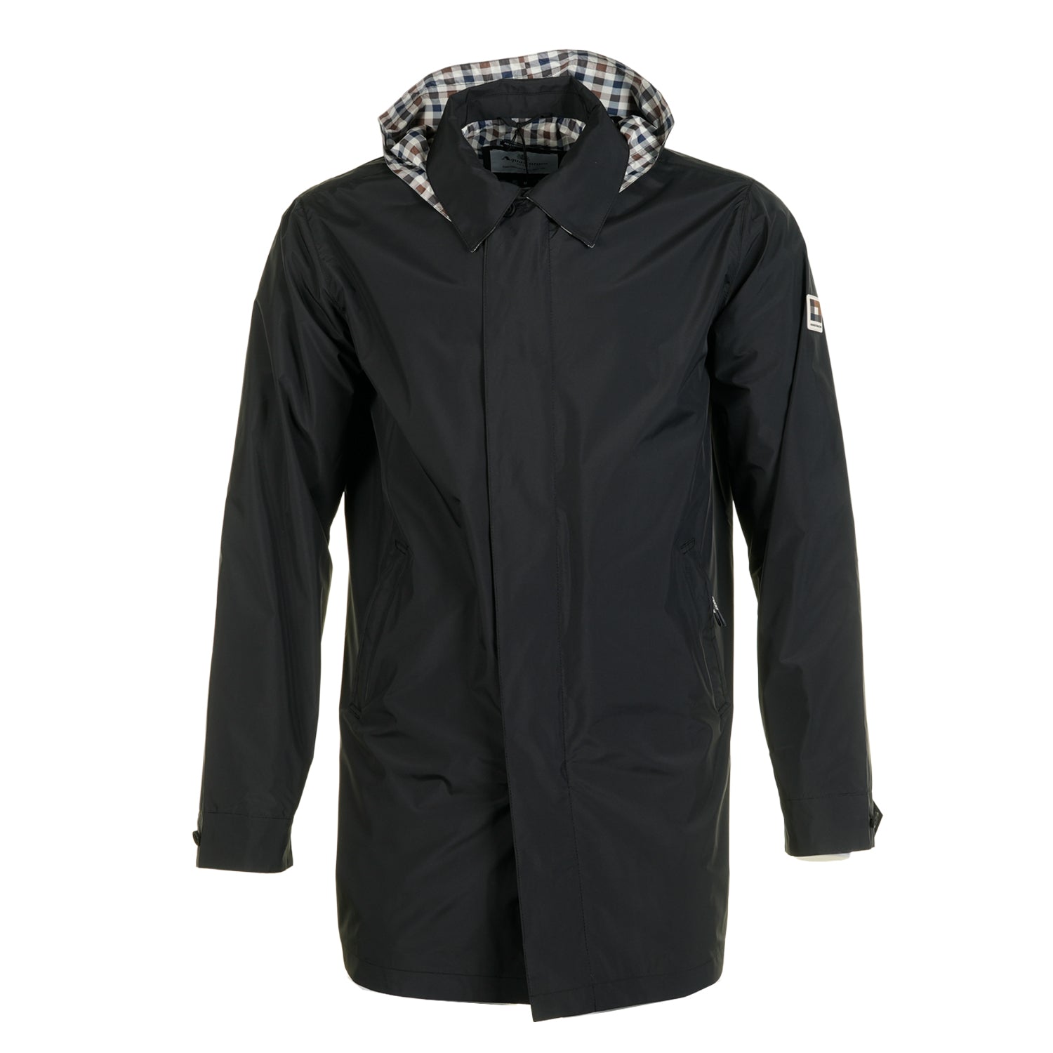 RLG Badge Packable Trench Coat Black