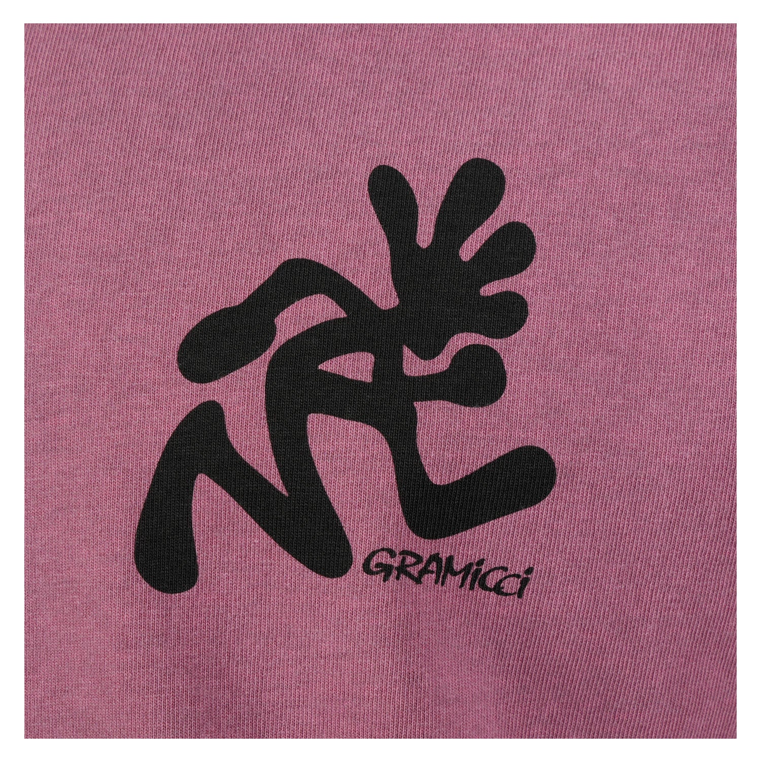 Long Sleeve Running Man Tee Pigment Dyed Red