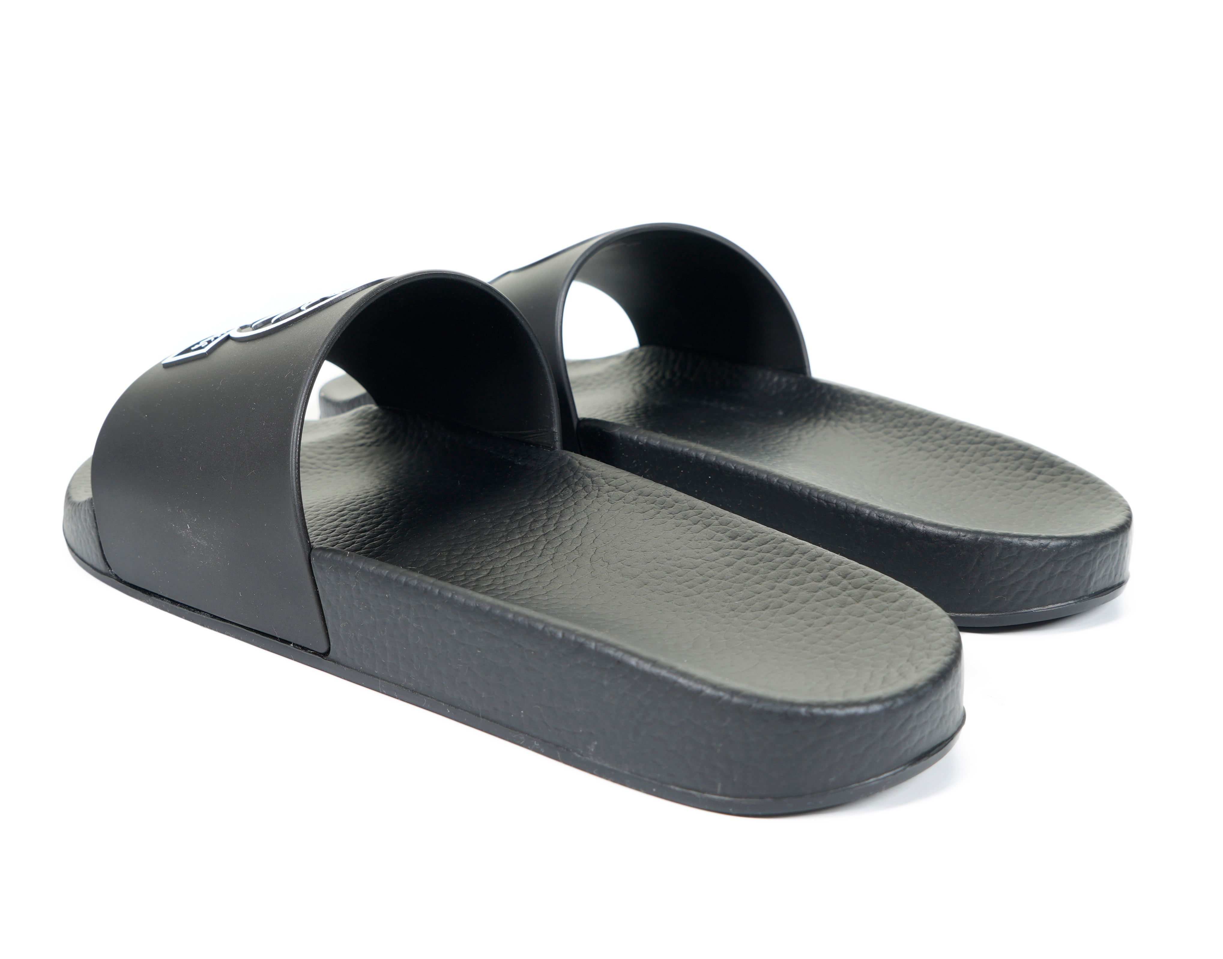 Badge Logo Sliders Black