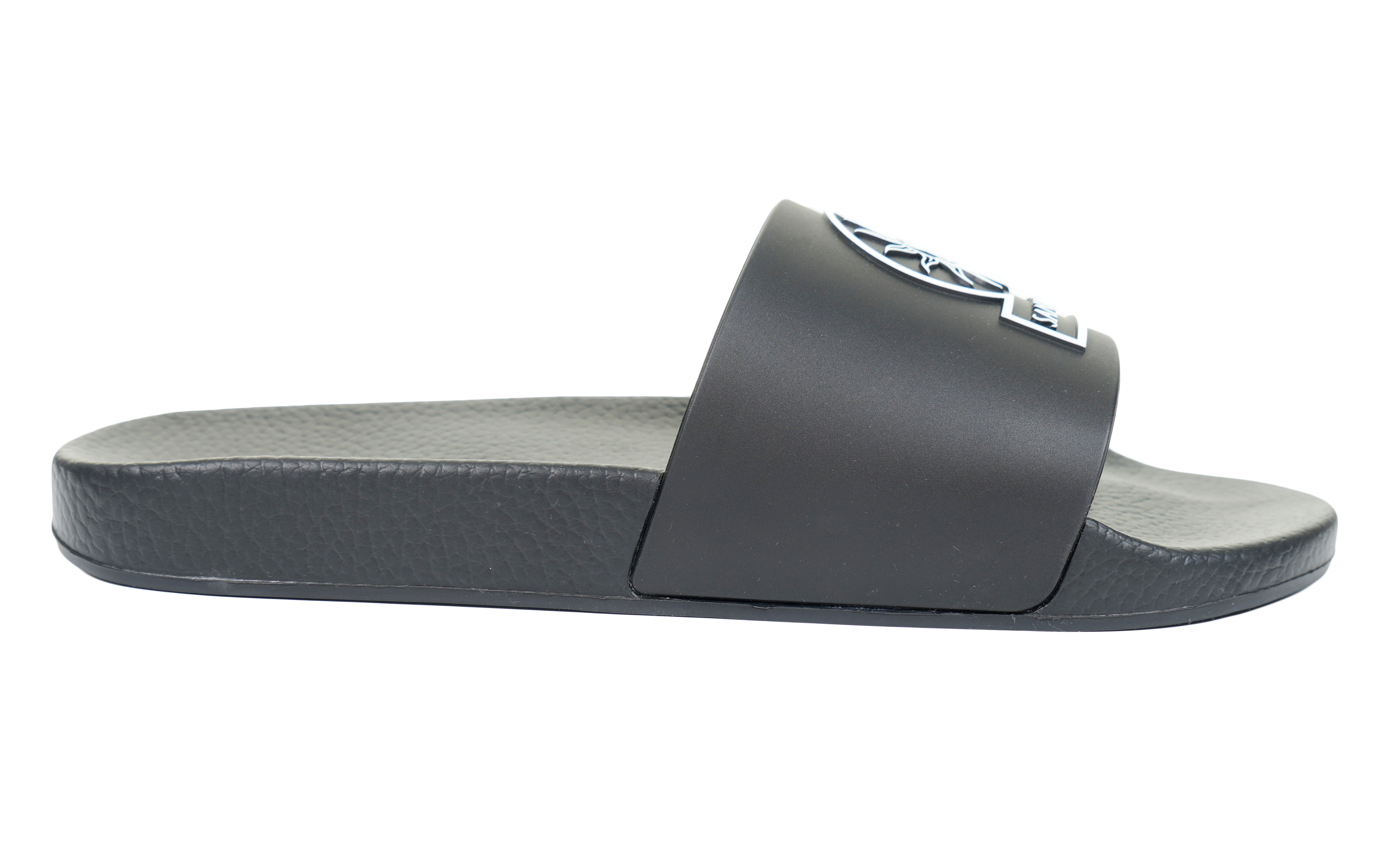 Badge Logo Sliders Black