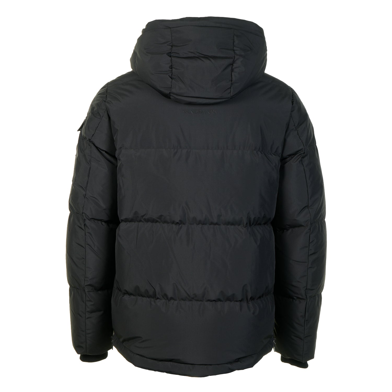 Alpha Wide Baffle Puffer Jacket Black