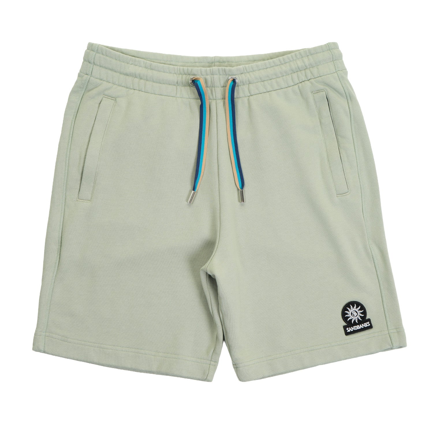 Badge Logo Sweat Shorts Sage