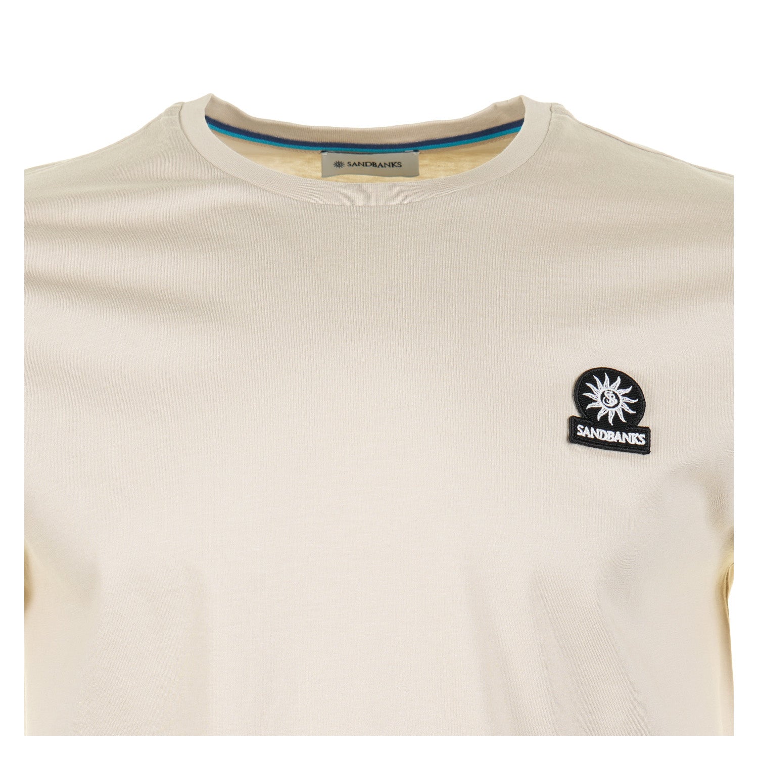 Badge Logo T Shirt Stone