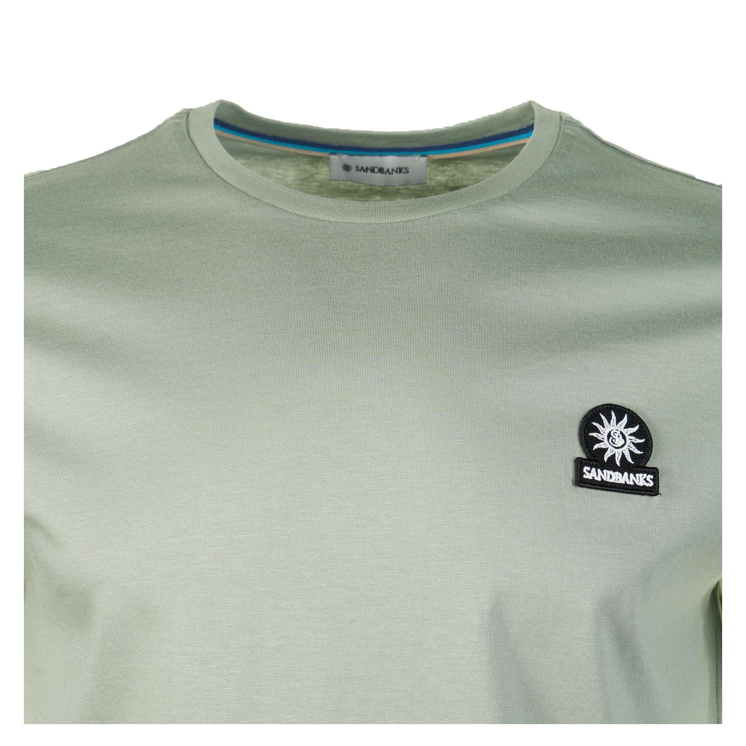 Badge Logo T Shirt Sage