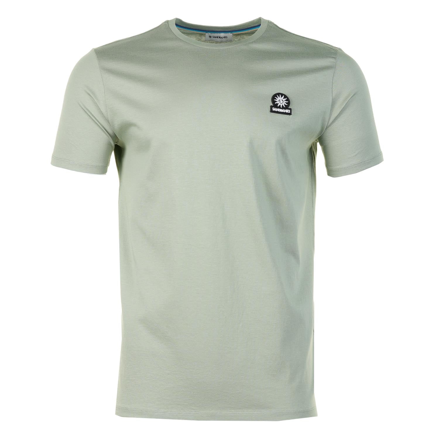 Badge Logo T Shirt Sage