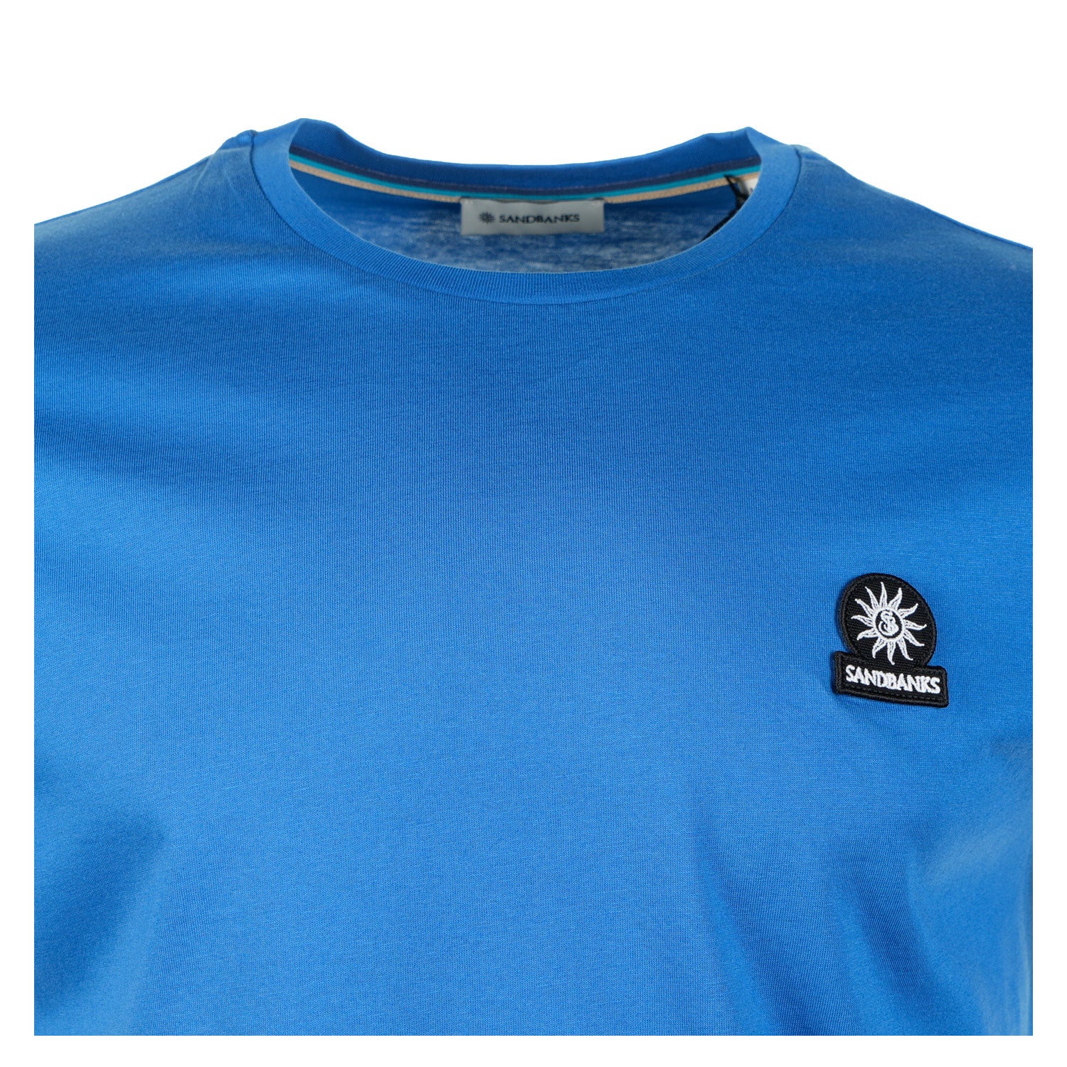 Badge Logo T Shirt Nautical Blue
