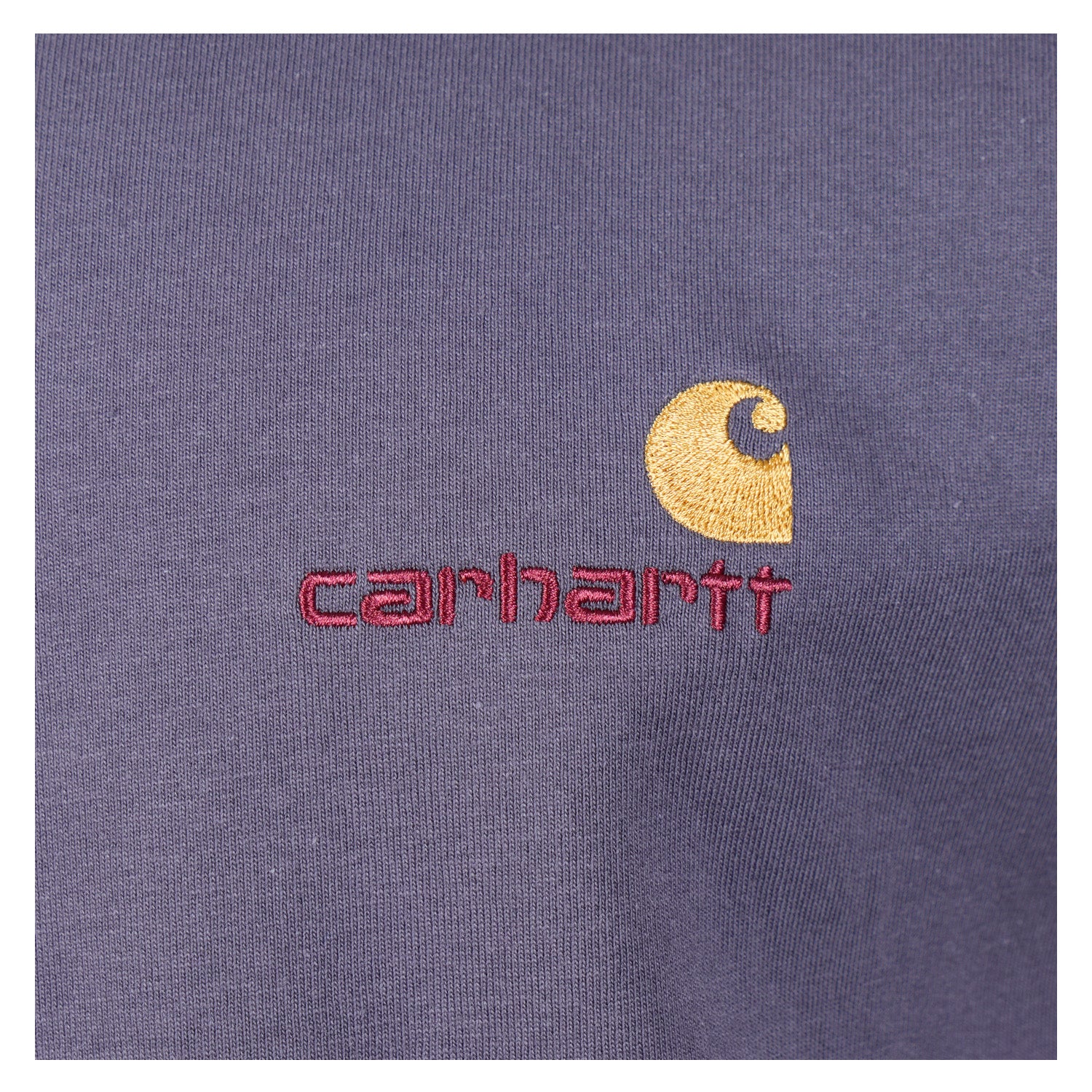 Short Sleeve American Script T Shirt Shady Purple