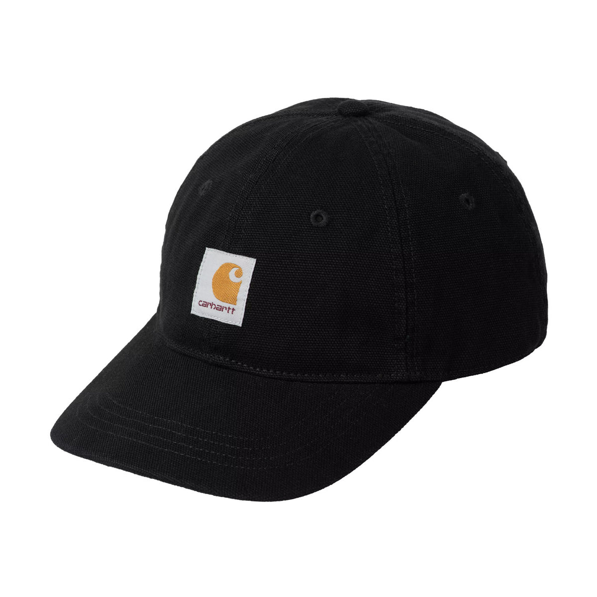 Selby Canvas Cap Black Stone Washed