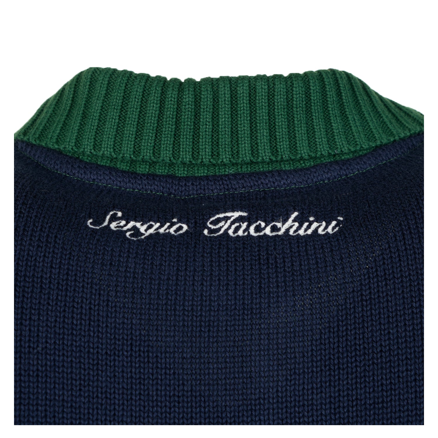 Bruni Knit Cardigan Maritime Blue/ Gardenia/ Eden