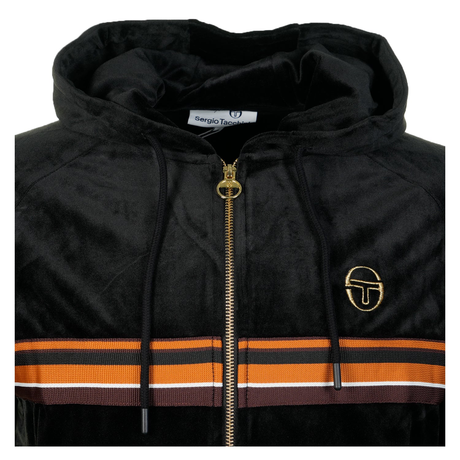Albi Velour Hoody Black Gold