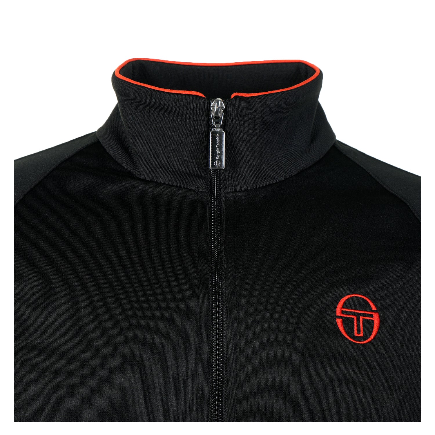 Orion TJ Track Jacket Black Tangerine Tango