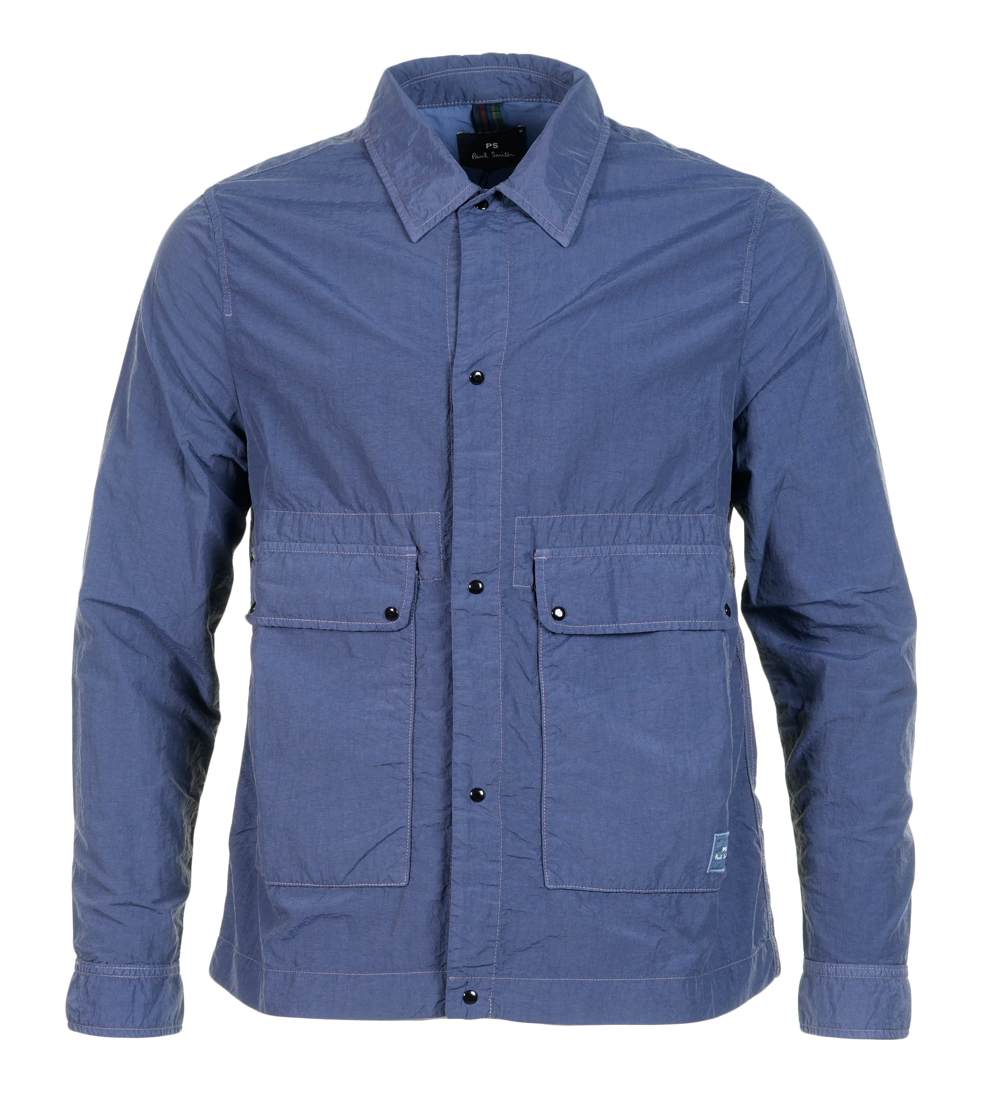 Unlined Overshirt Jacket Navy