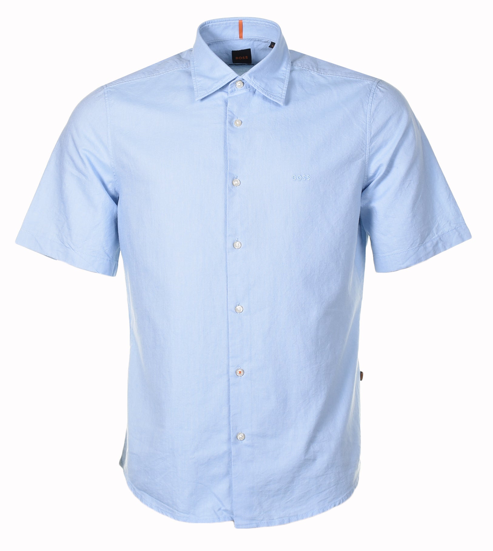Rash Short Sleeve Oxford Shirt Light Open Blue