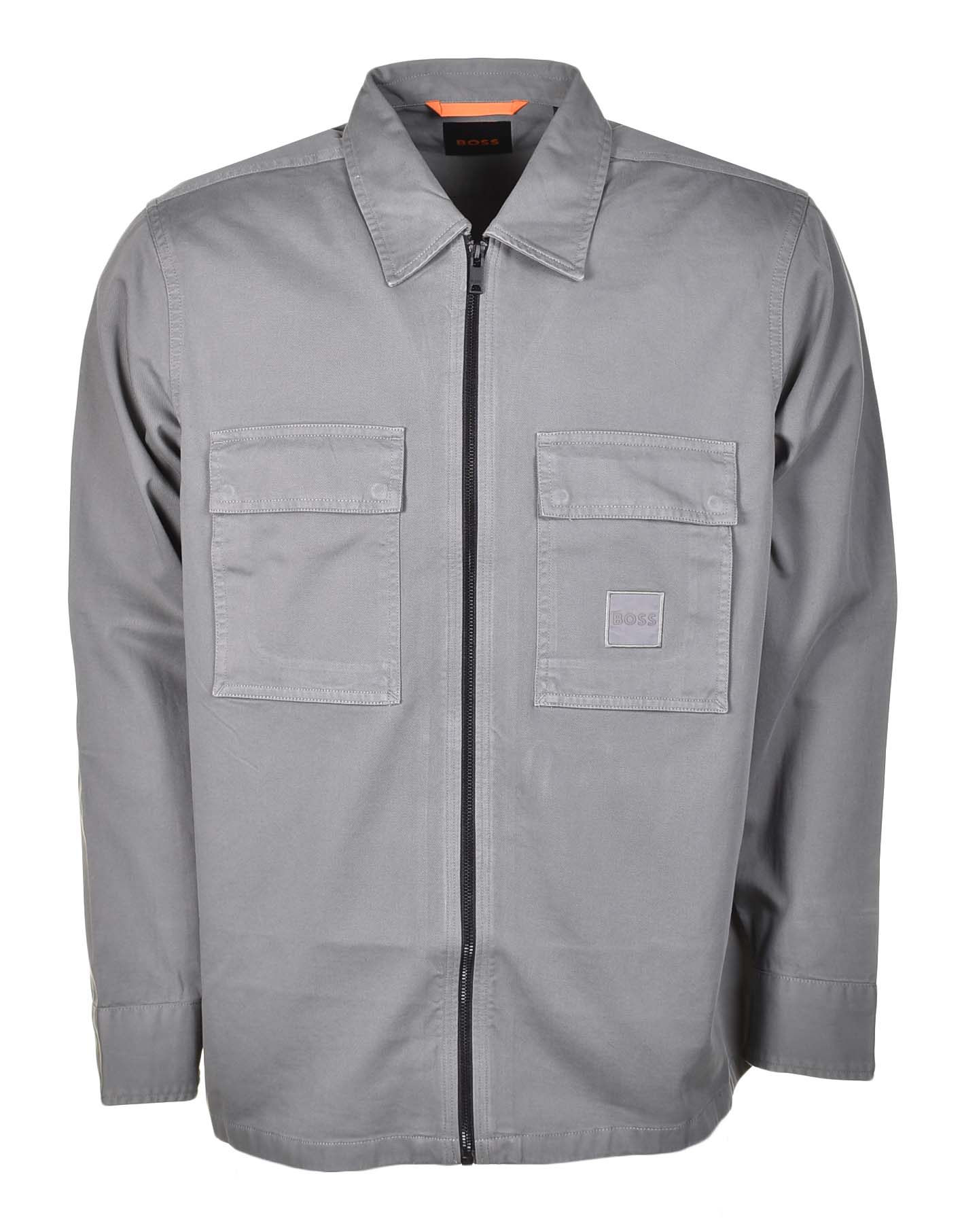 Lovel Zip Overshirt 076 Open Grey
